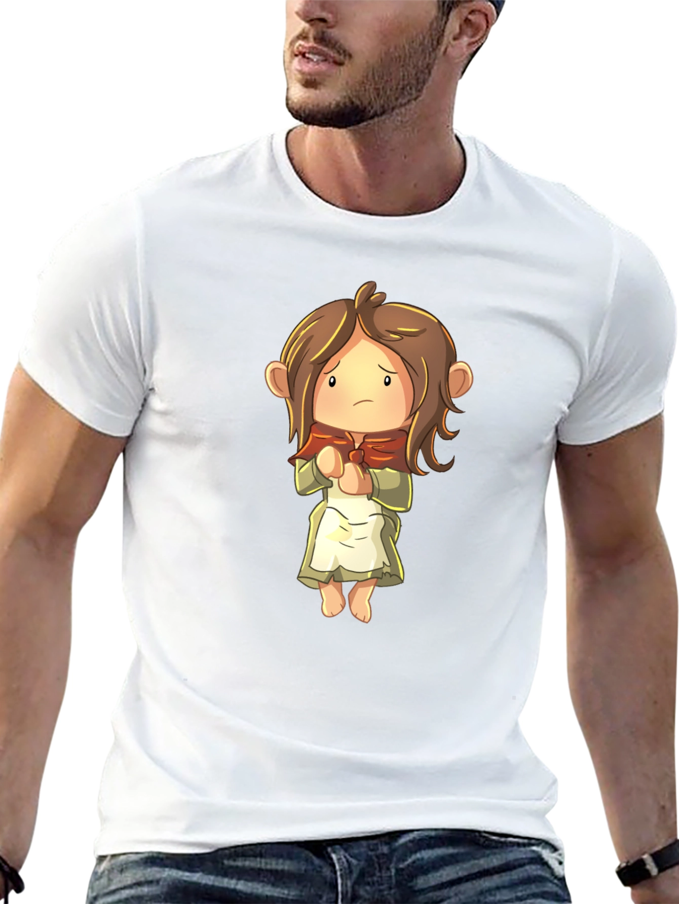 Anime Character Black T-Shirt