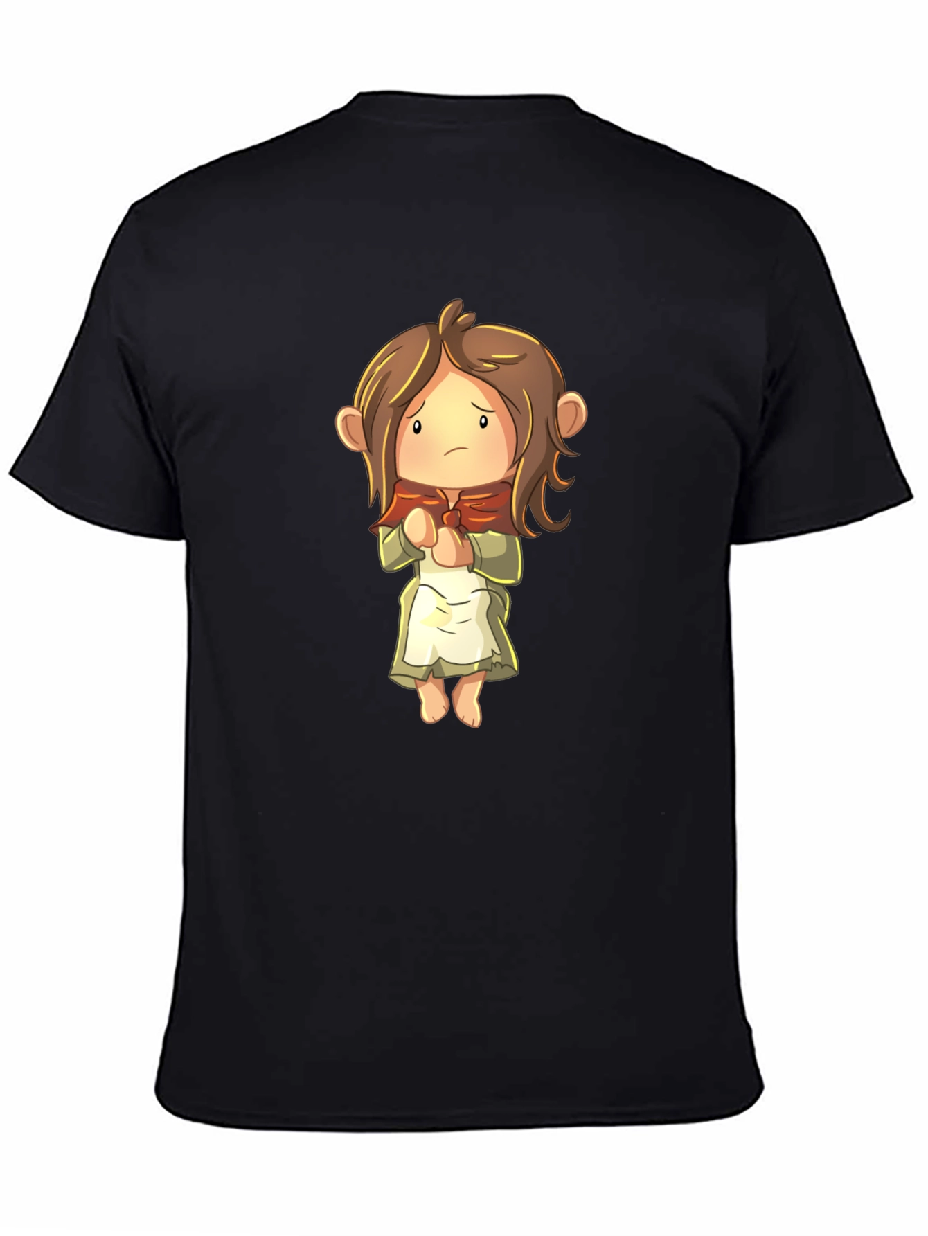 Anime Character Black T-Shirt