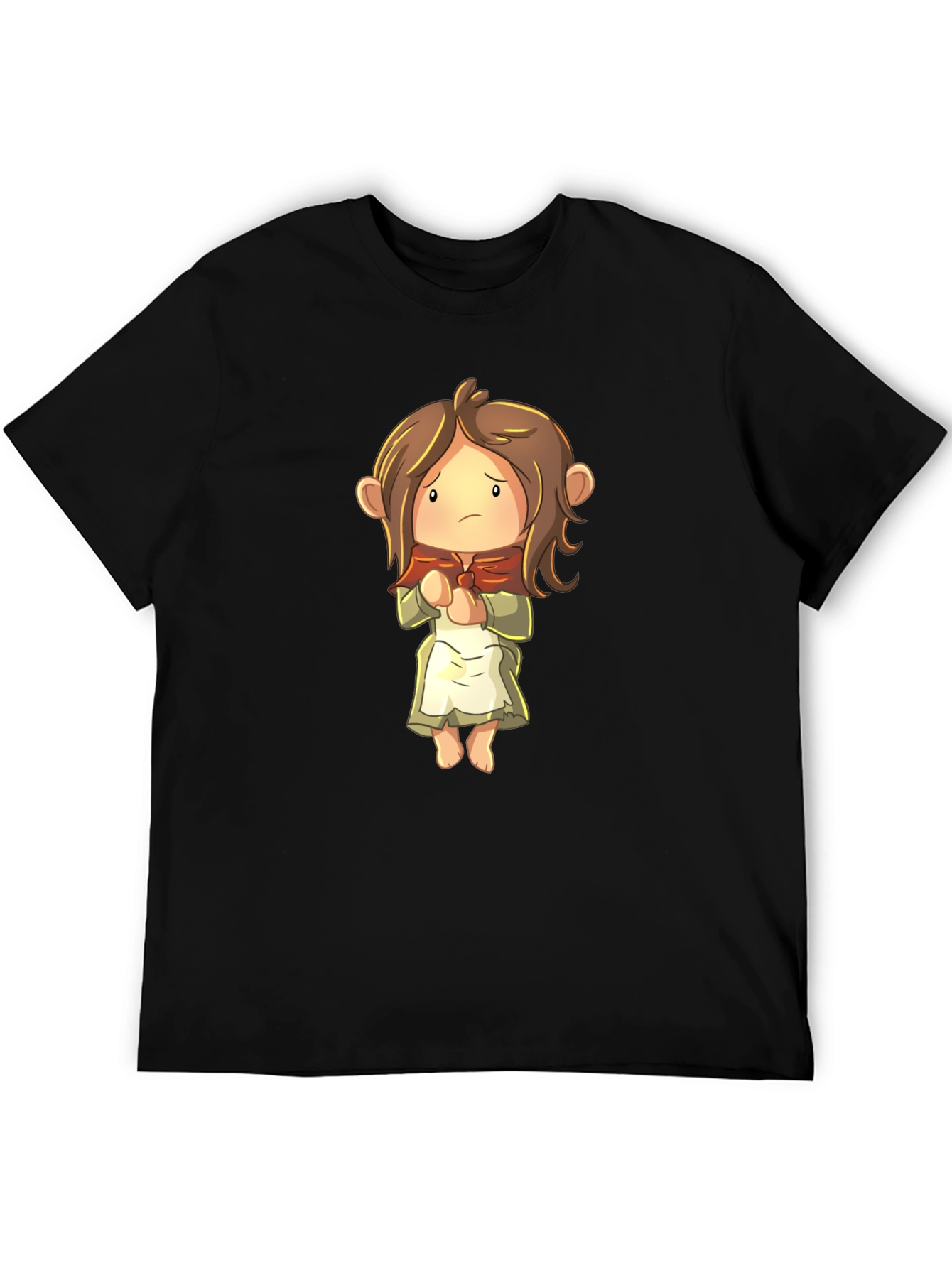 Anime Character Black T-Shirt