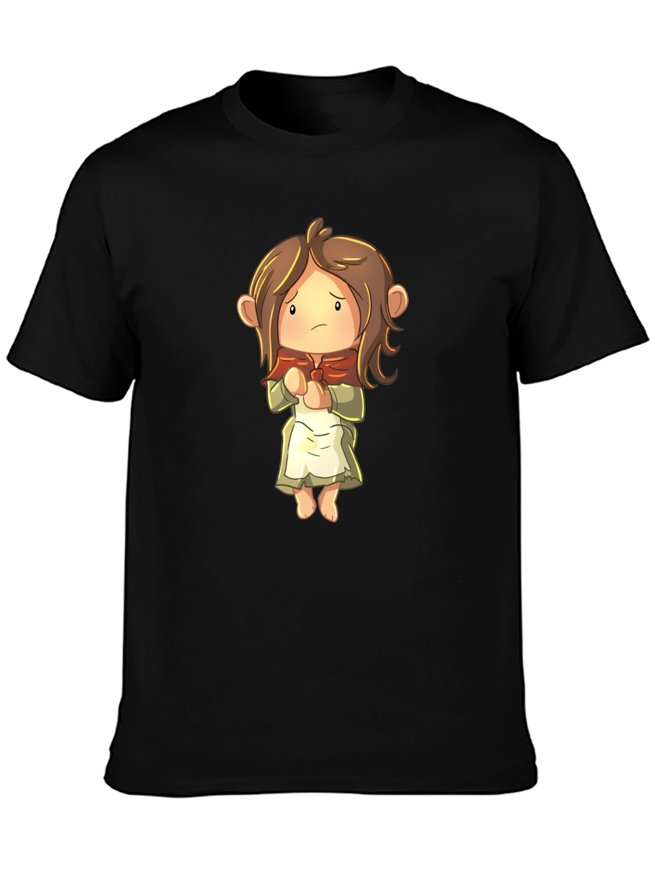 Anime Character Black T-Shirt