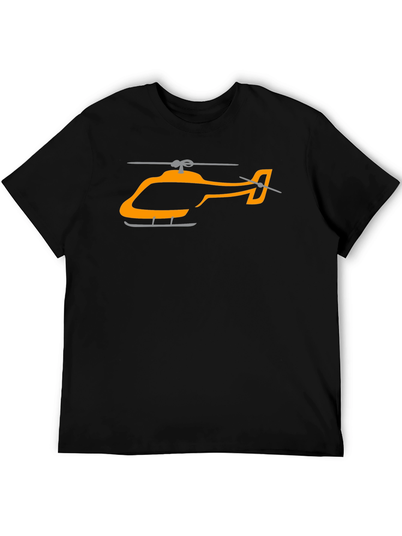 Helicopter Graphic T-Shirt - Modern Aviation Tee