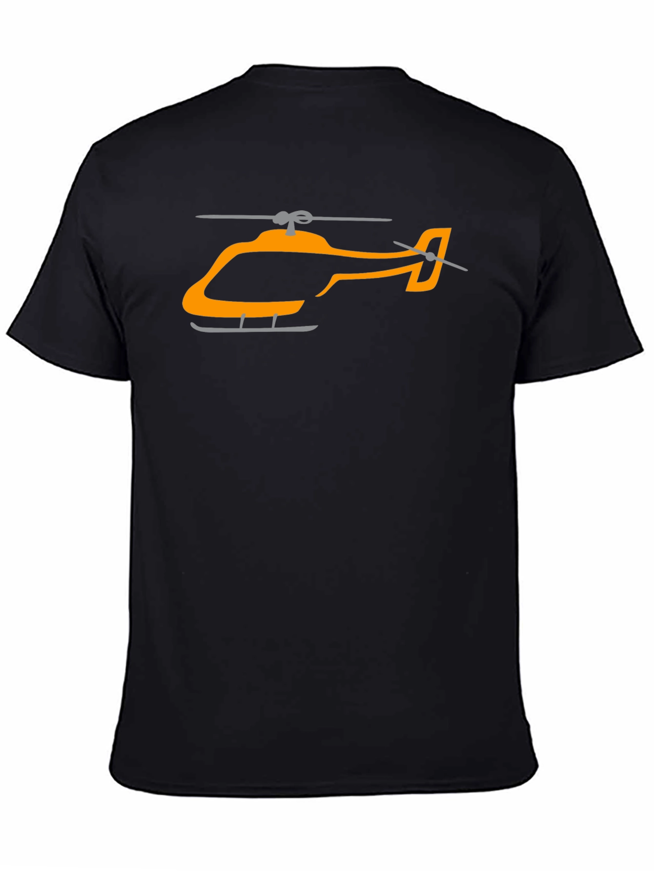 Helicopter Graphic T-Shirt - Modern Aviation Tee