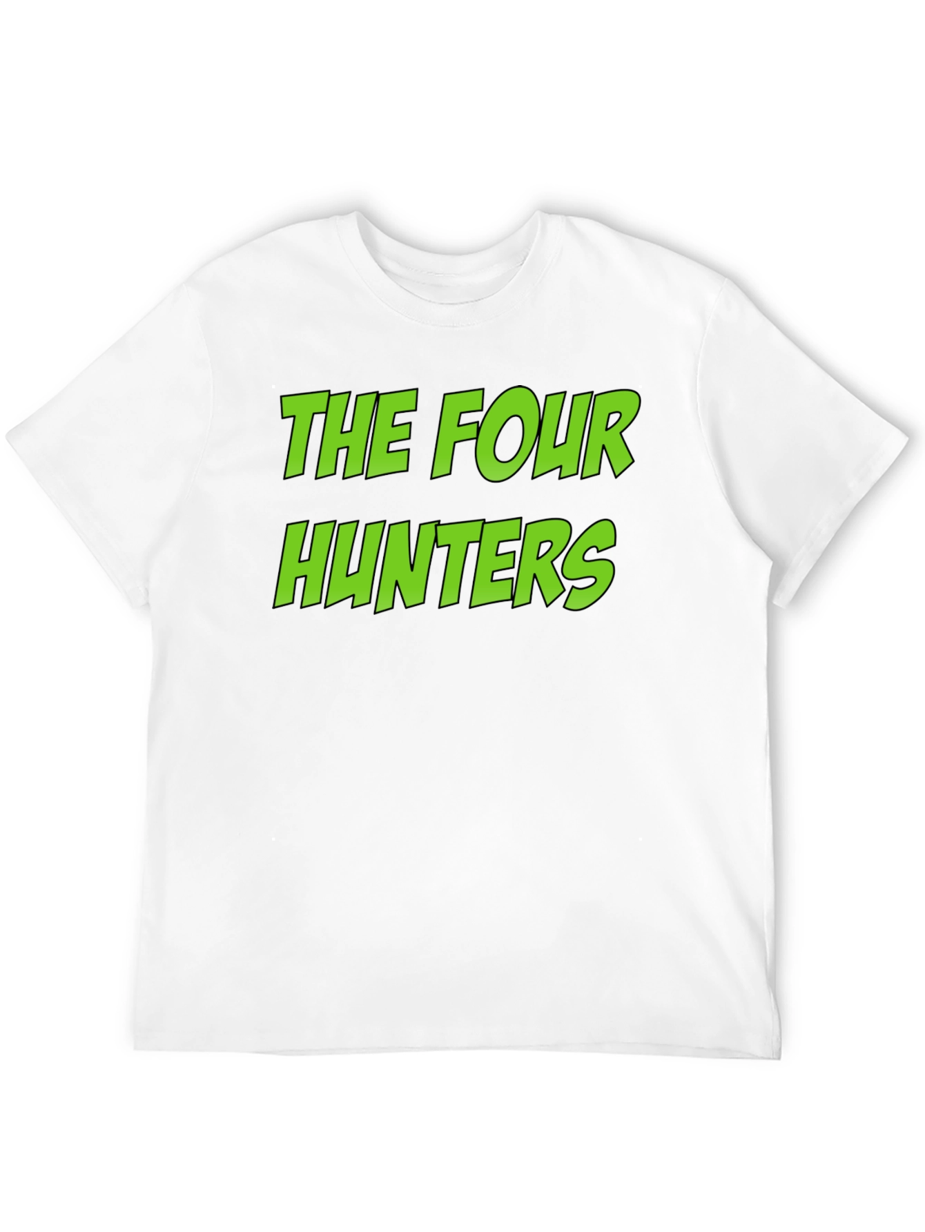 The Four Hunters Graphic Tee - Black Cotton T-Shirt