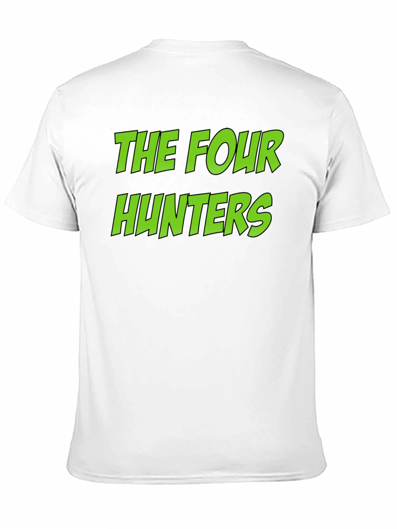The Four Hunters Graphic Tee - Black Cotton T-Shirt