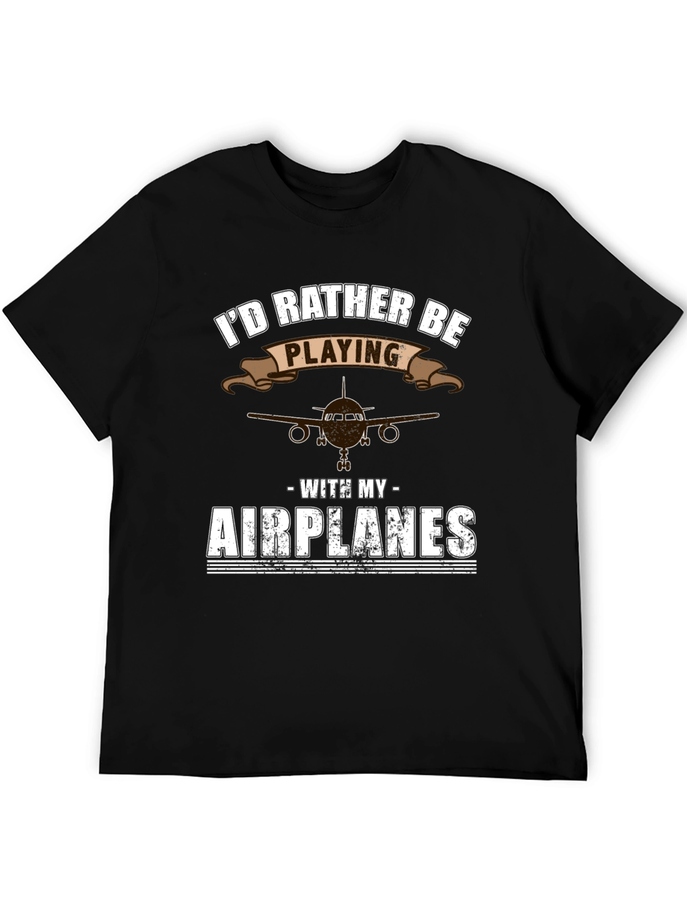 Id Rather Be Playing With My Airplanes T-Shirt