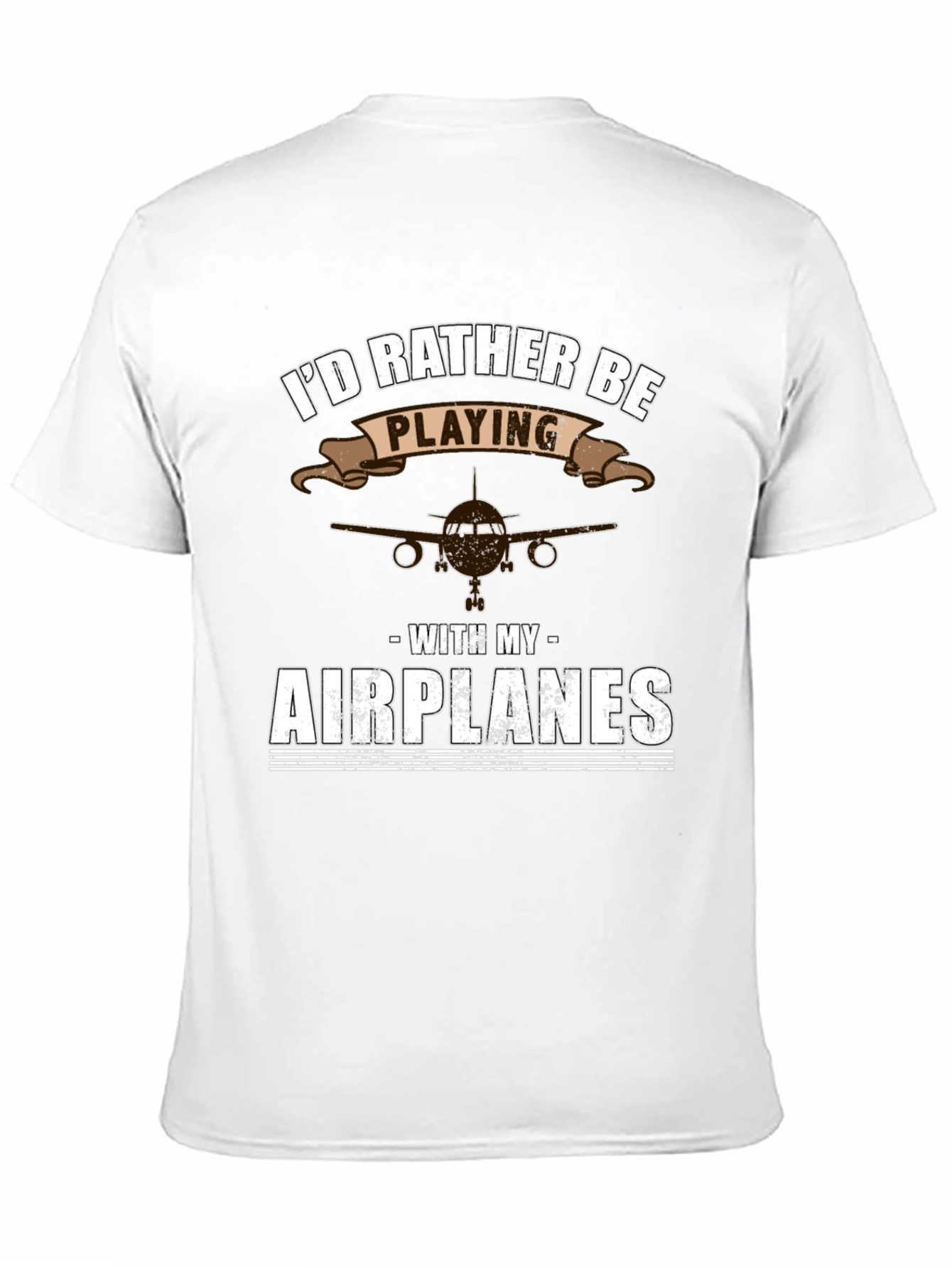 Id Rather Be Playing With My Airplanes T-Shirt