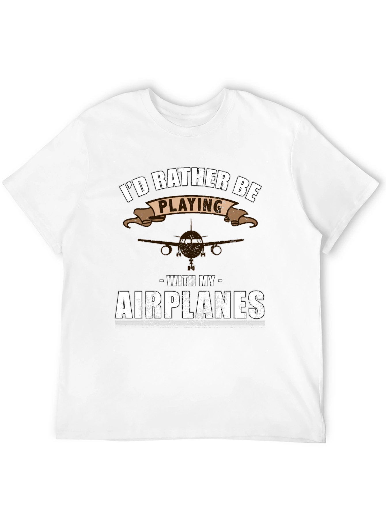 Id Rather Be Playing With My Airplanes T-Shirt
