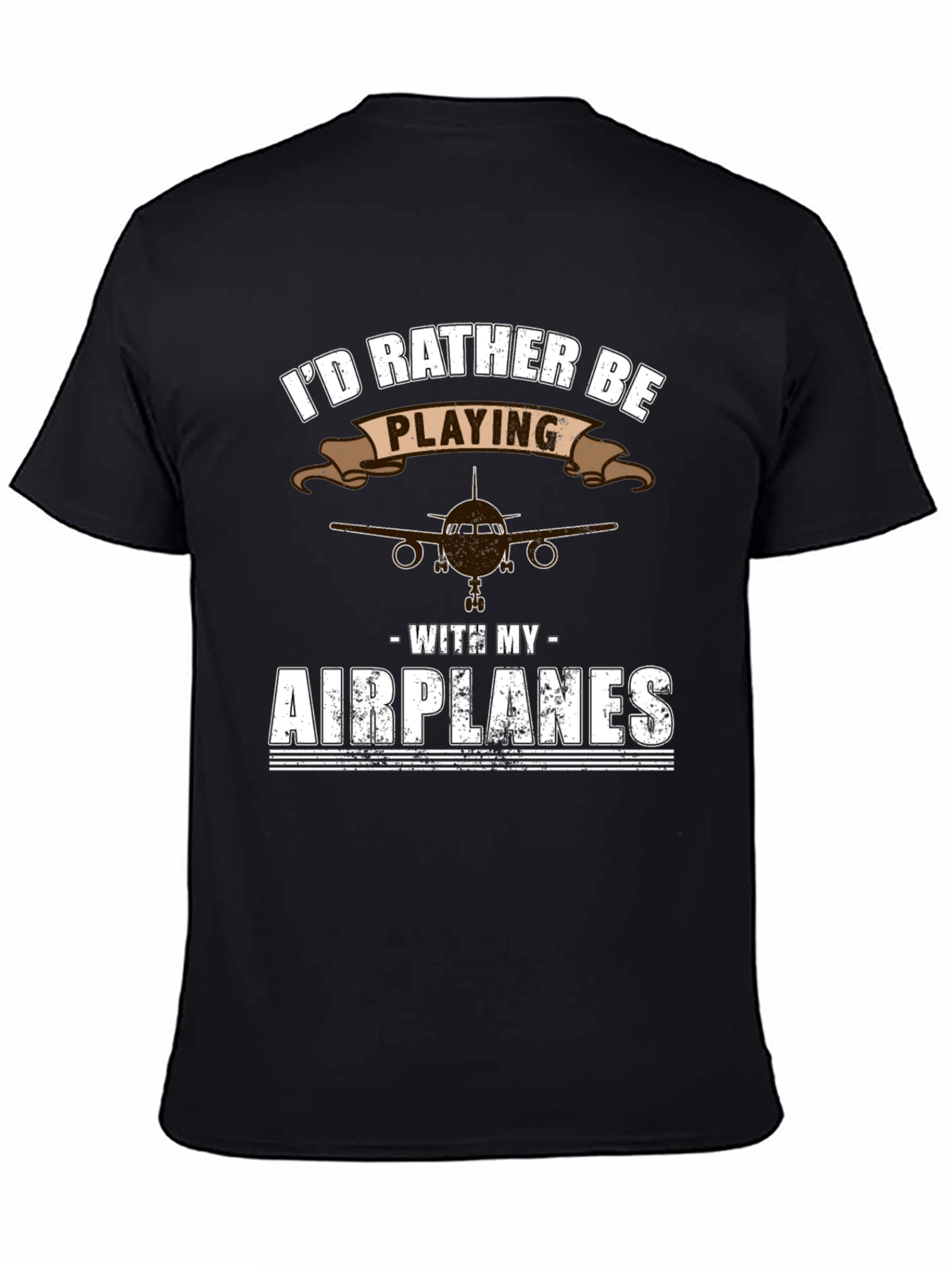Id Rather Be Playing With My Airplanes T-Shirt