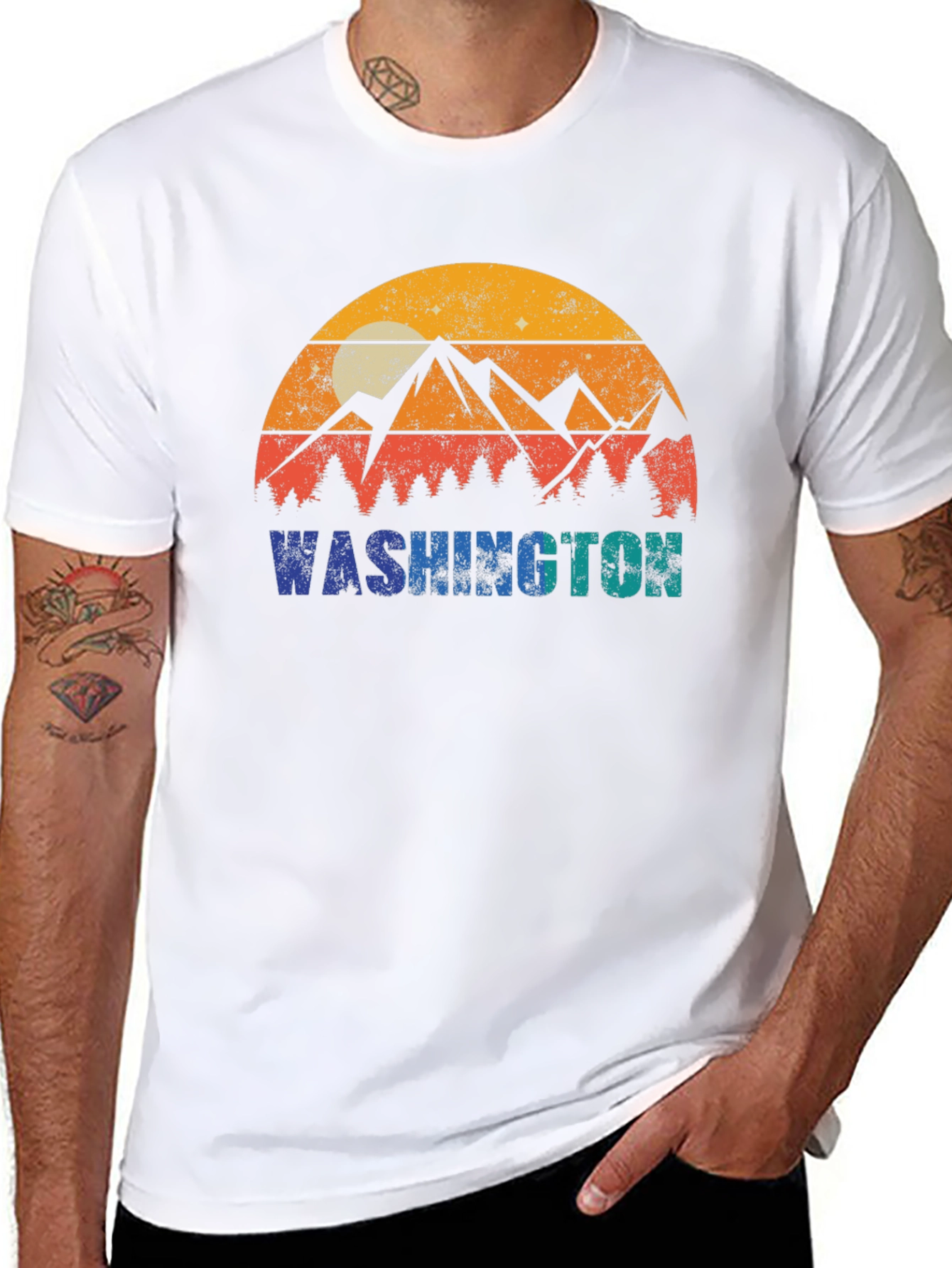 Washington Retro Graphic T-Shirt