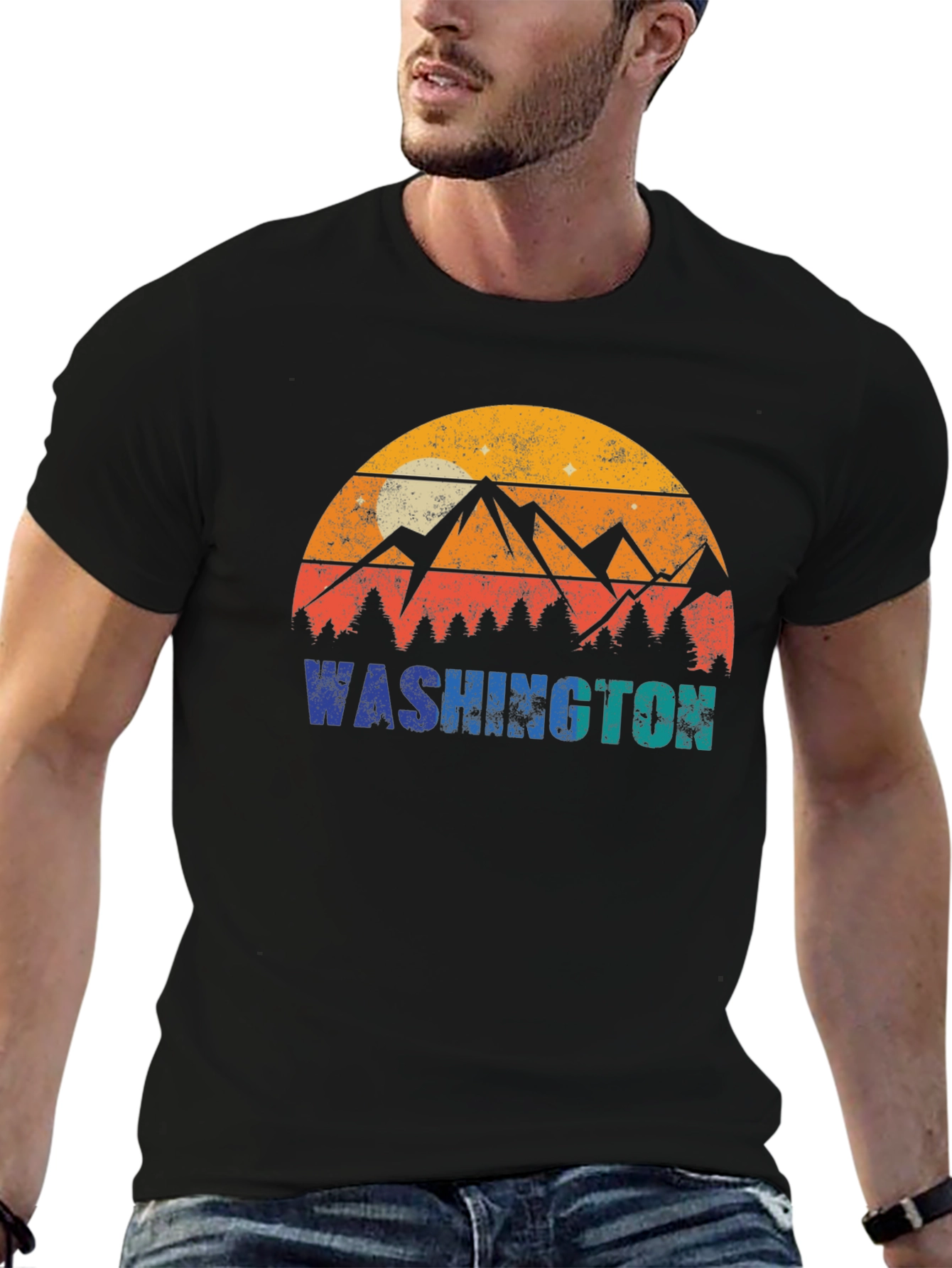 Washington Retro Graphic T-Shirt