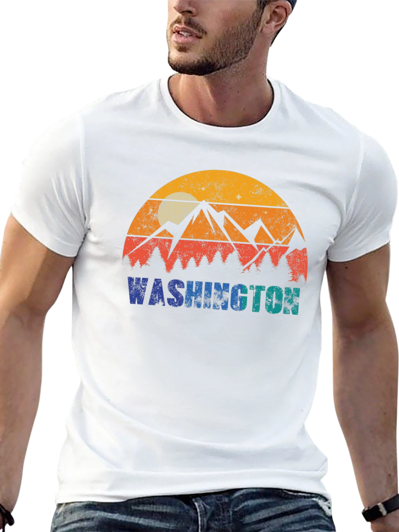 Washington Retro Graphic T-Shirt