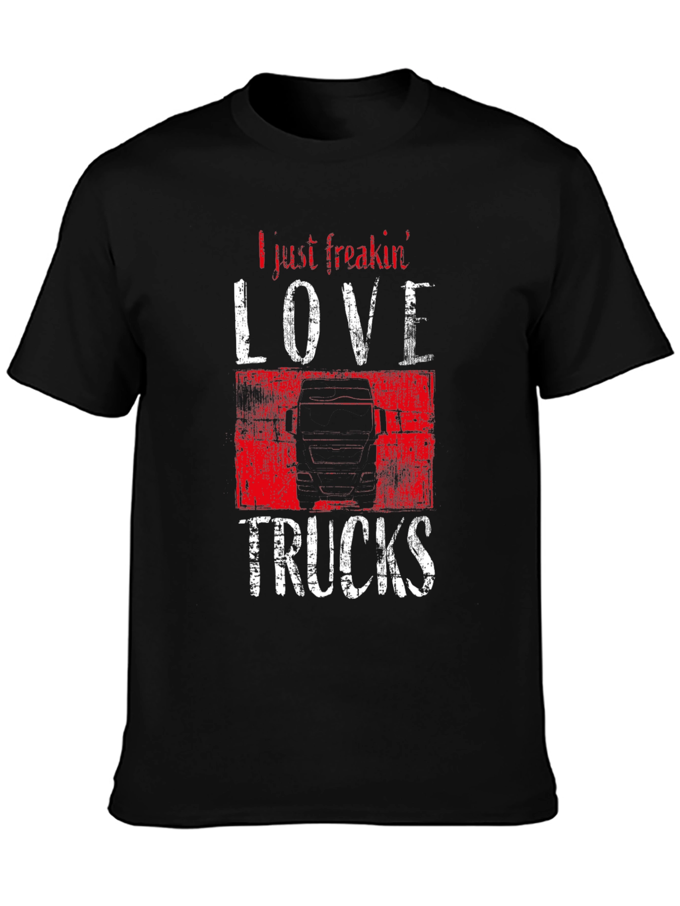 I Love Trucks Graphic T-Shirt