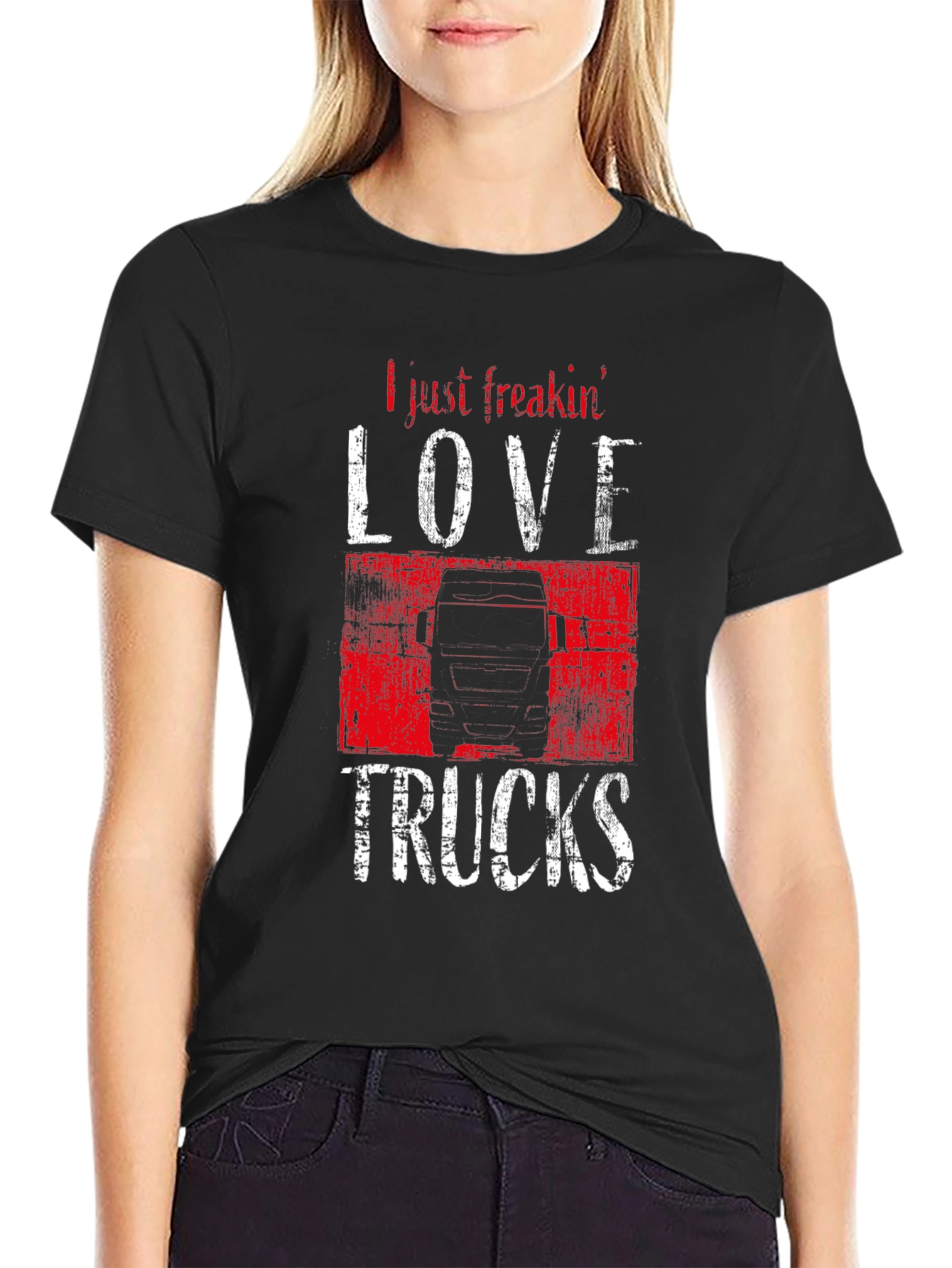I Love Trucks Graphic T-Shirt