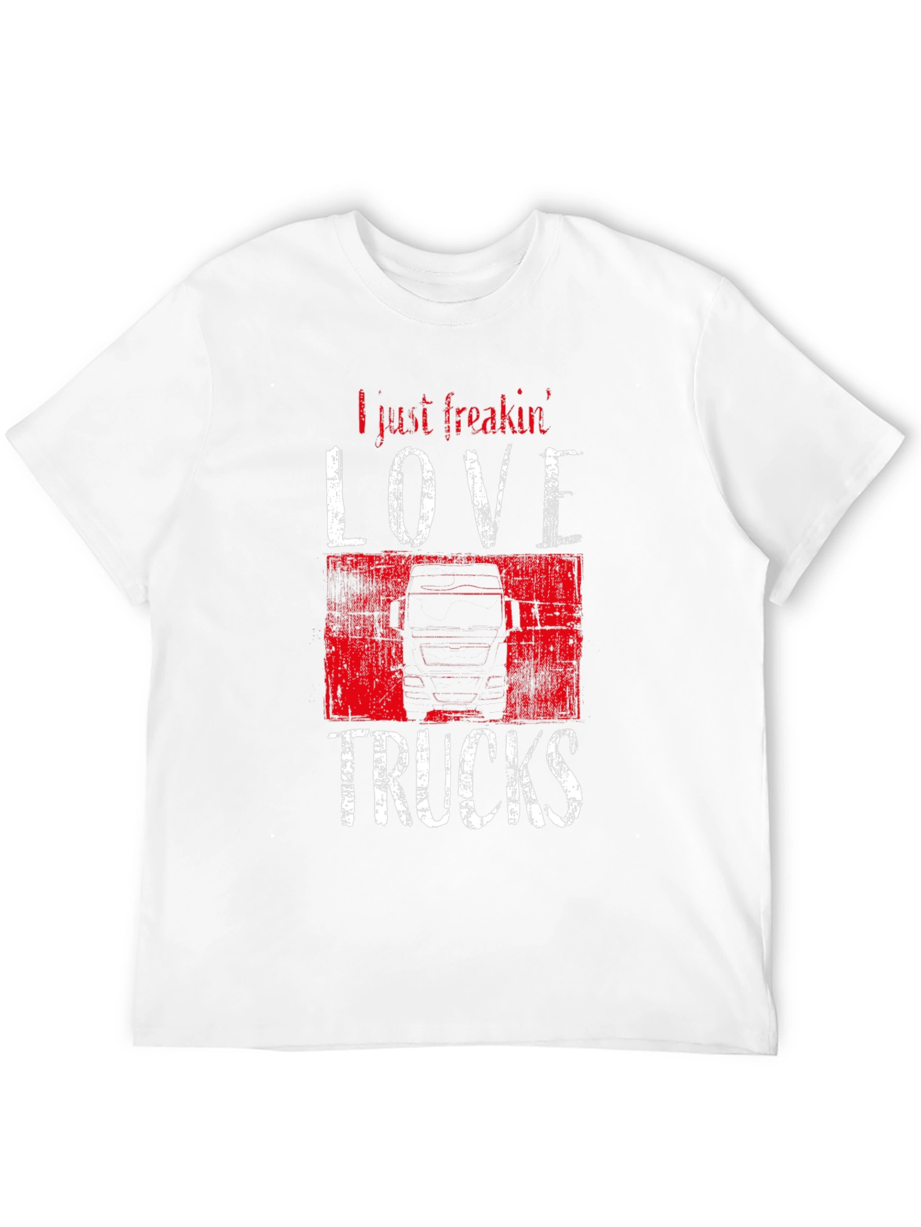 I Love Trucks Graphic T-Shirt