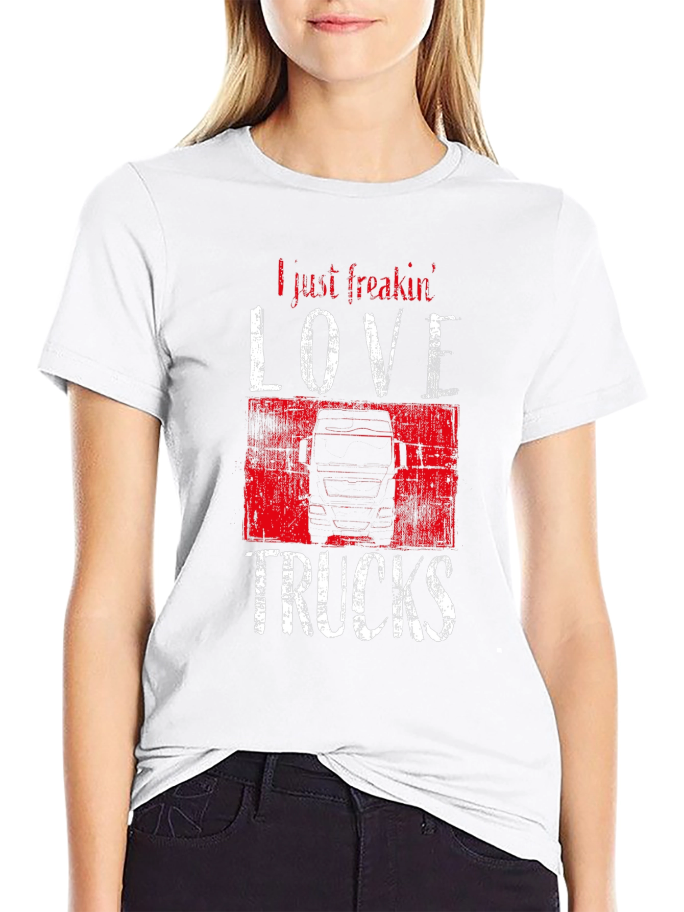I Love Trucks Graphic T-Shirt