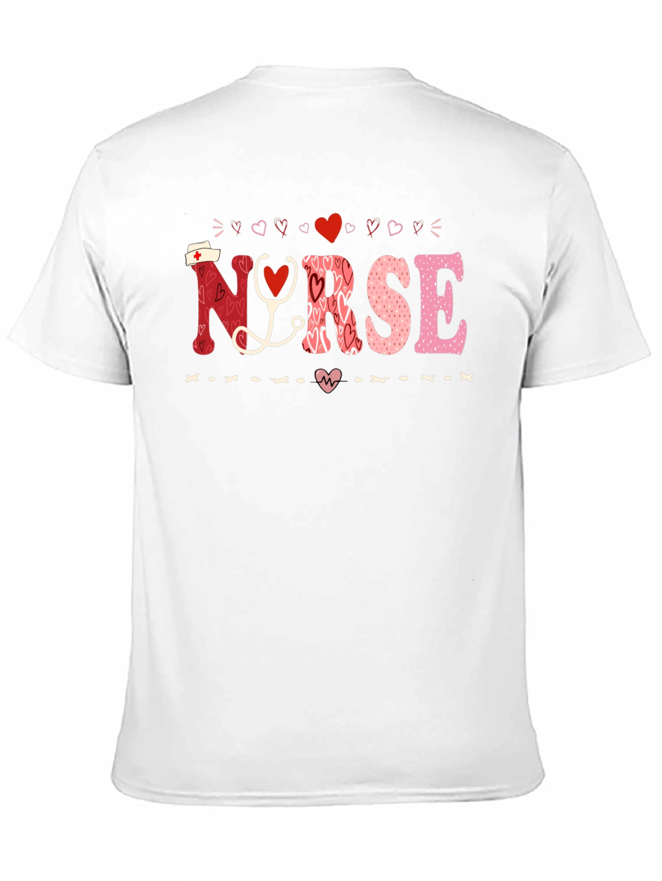 Nurse Valentines Day Heart T-Shirt