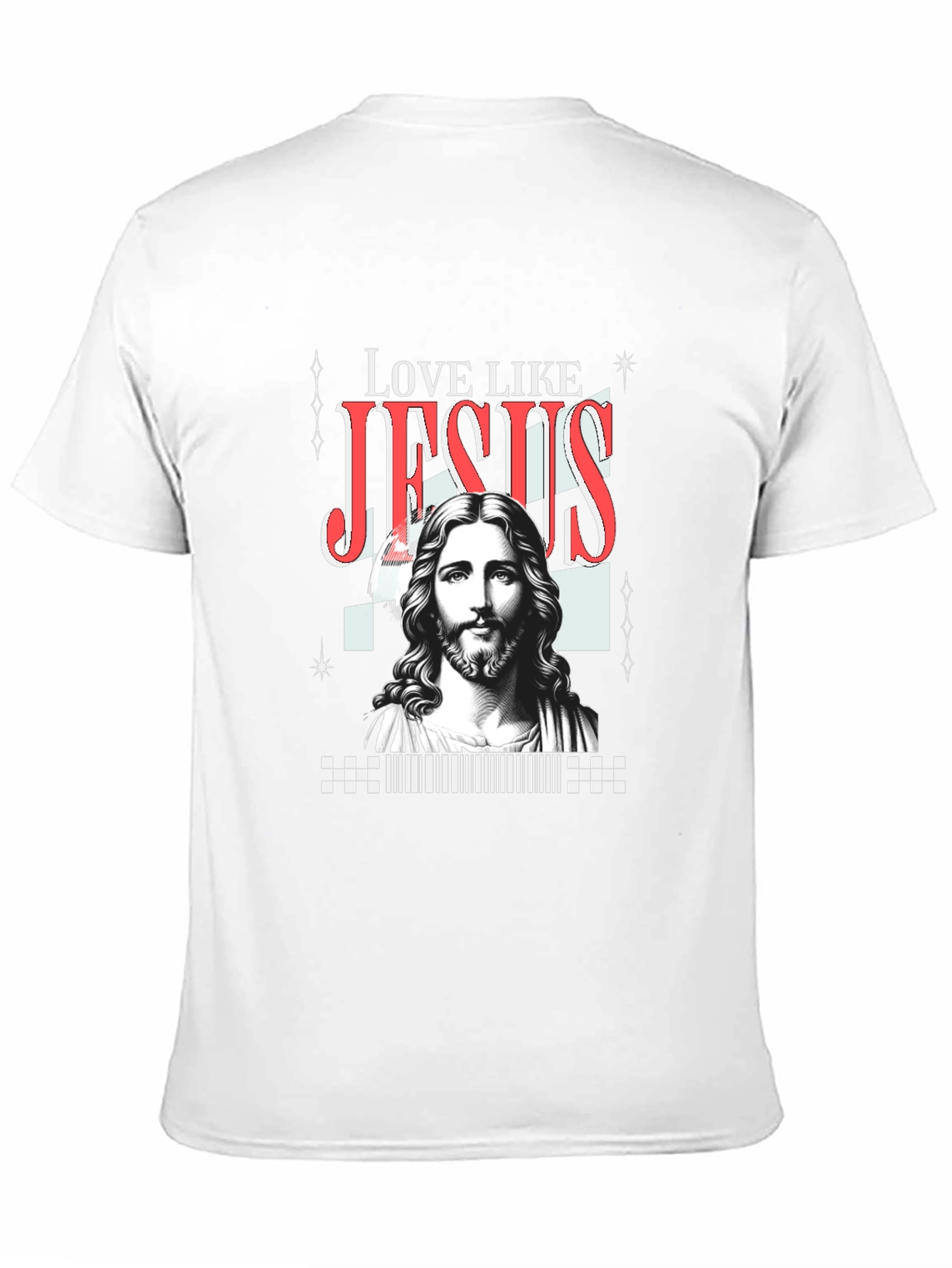 Love Like Jesus Graphic Tee - Black Casual Shirt