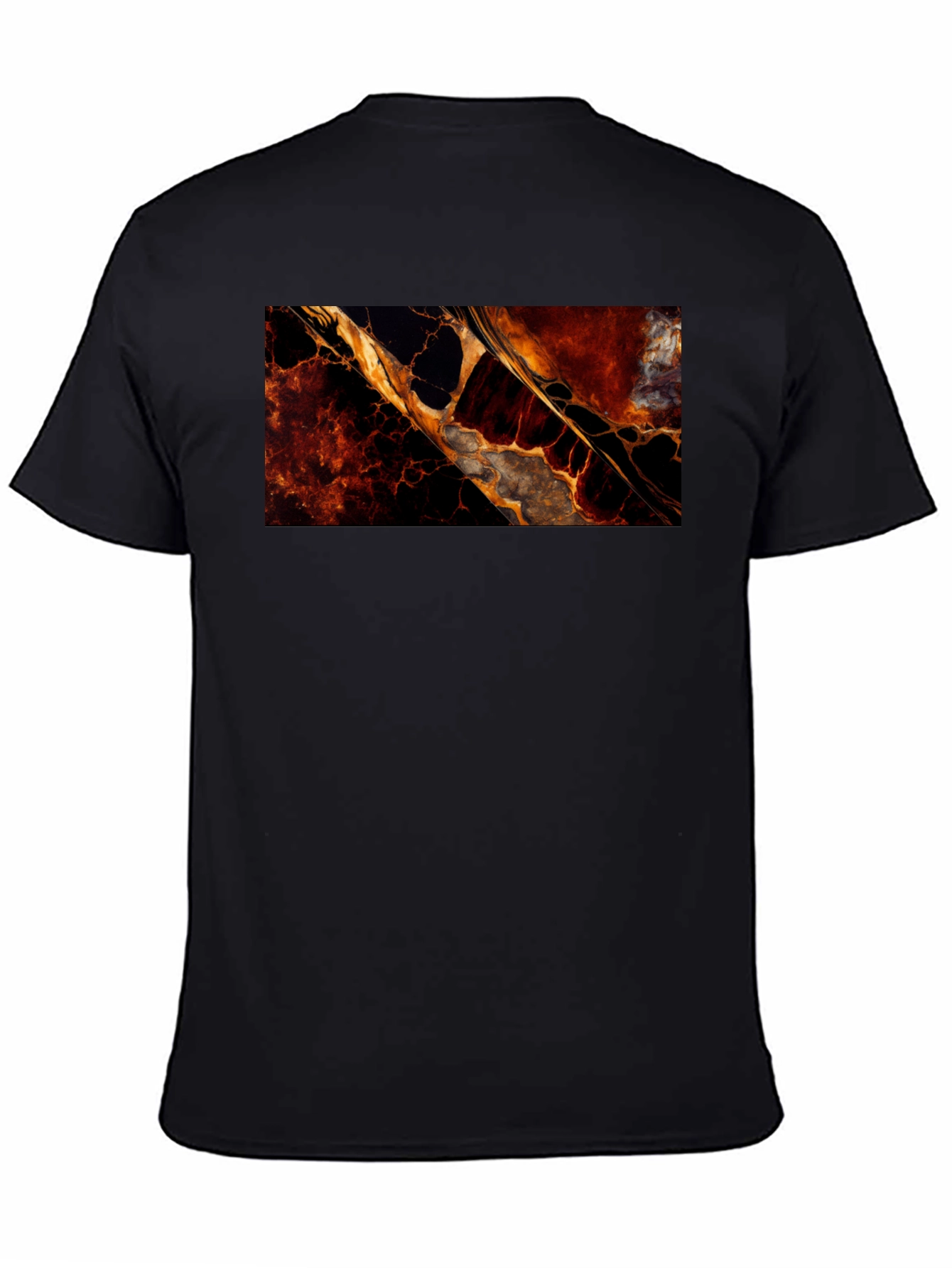 Abstract Lava Flow Graphic T-Shirt