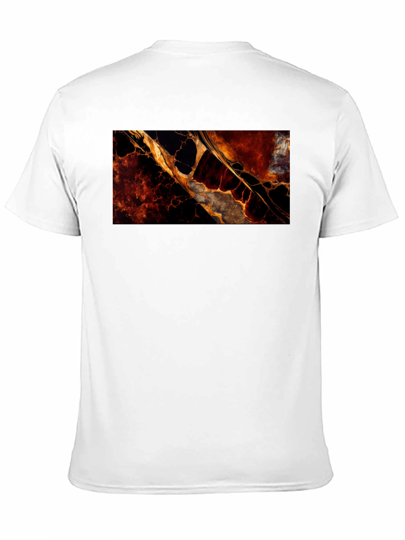 Abstract Lava Flow Graphic T-Shirt
