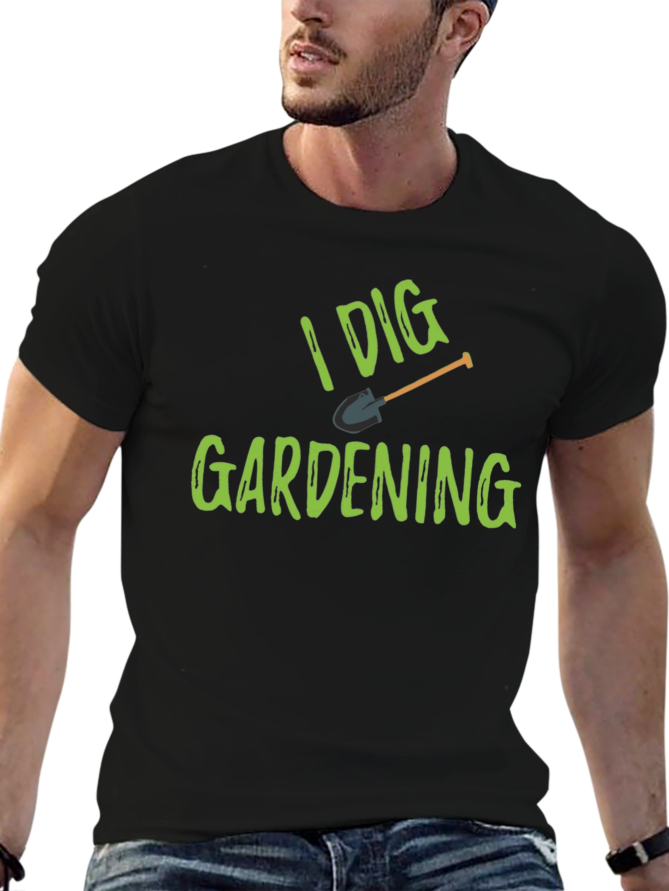 I Dig Gardening T-Shirt - Black