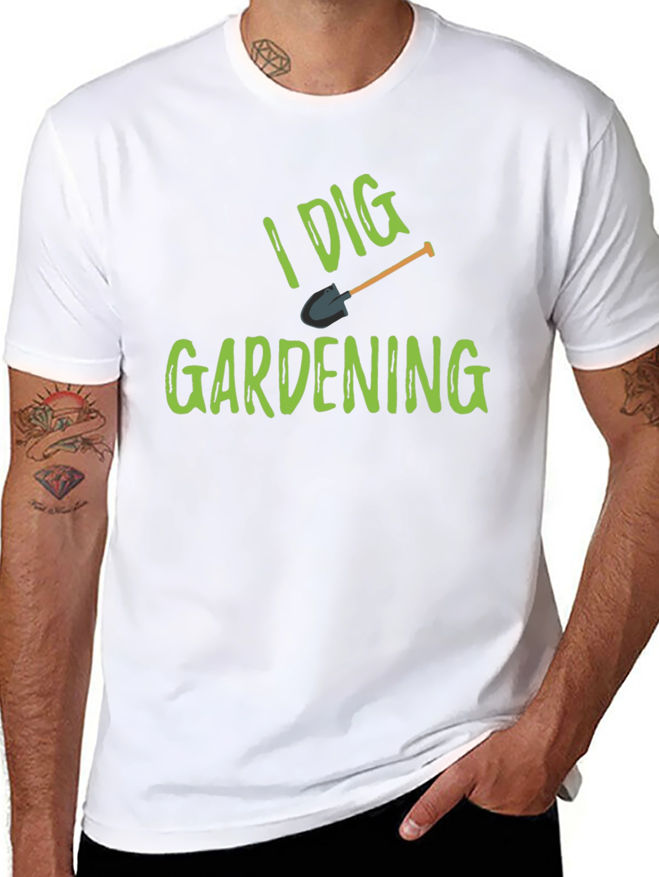 I Dig Gardening T-Shirt - Black