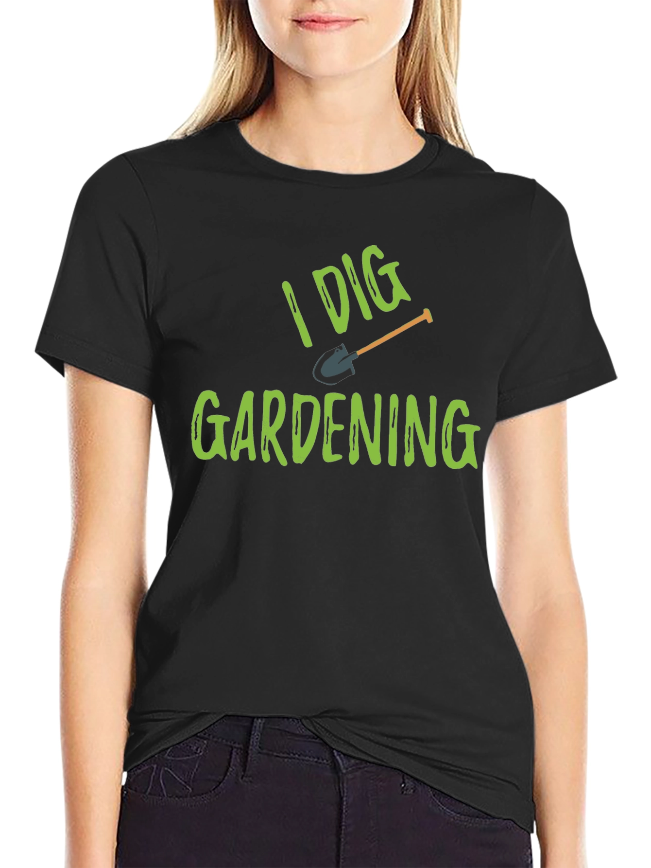 I Dig Gardening T-Shirt - Black