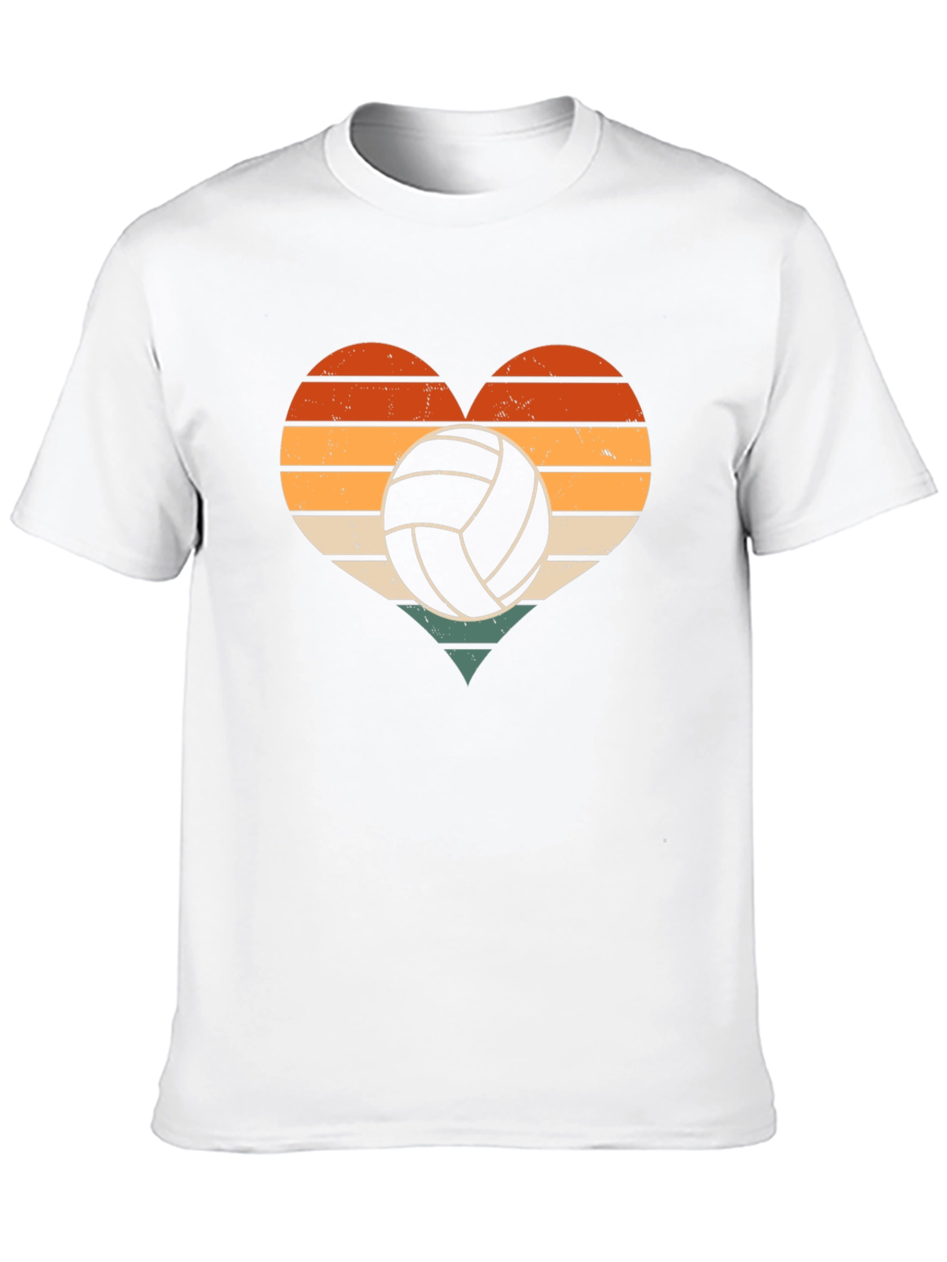 Volleyball Heart Graphic Tee