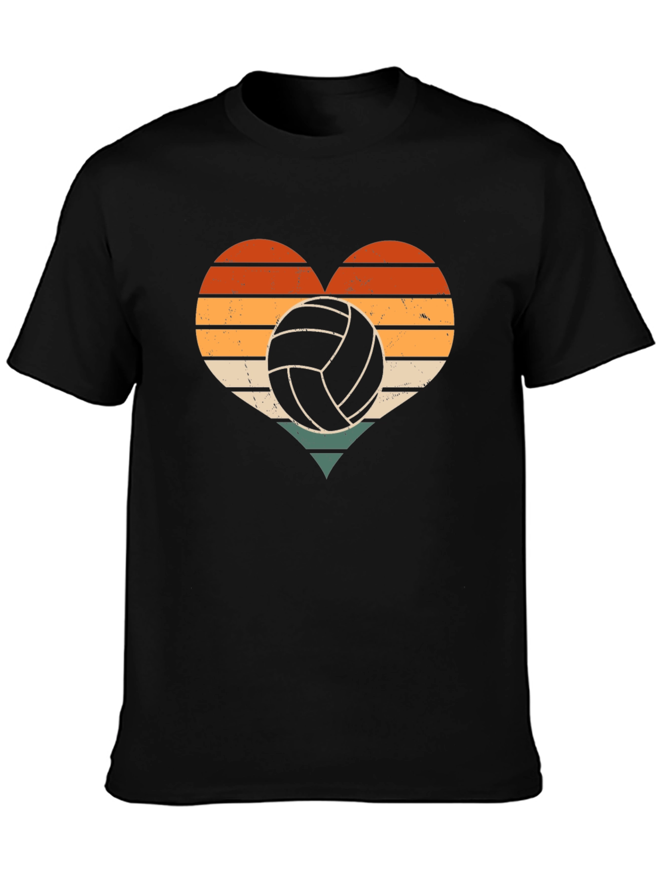 Volleyball Heart Graphic Tee