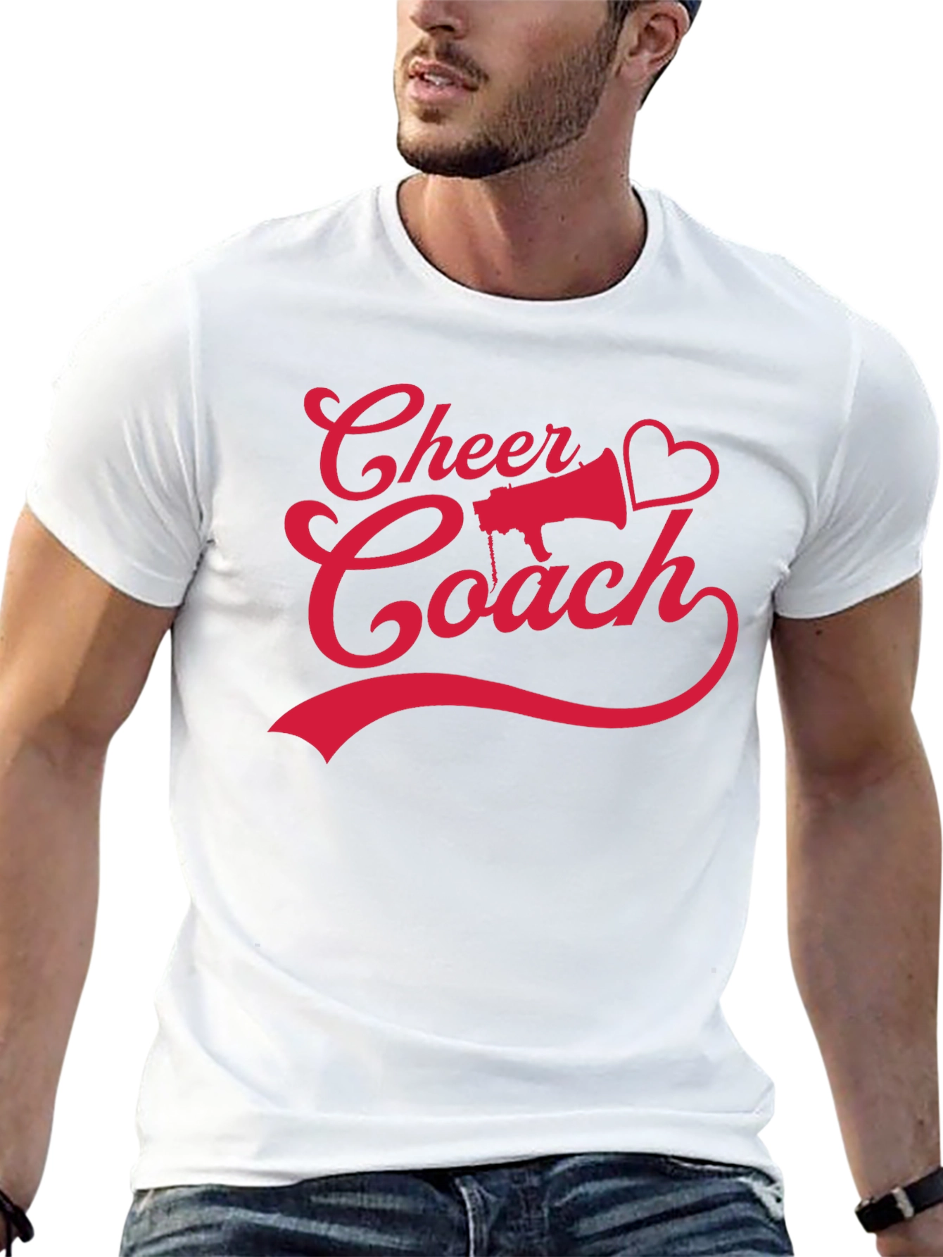 Cheer Coach Graphic T-Shirt