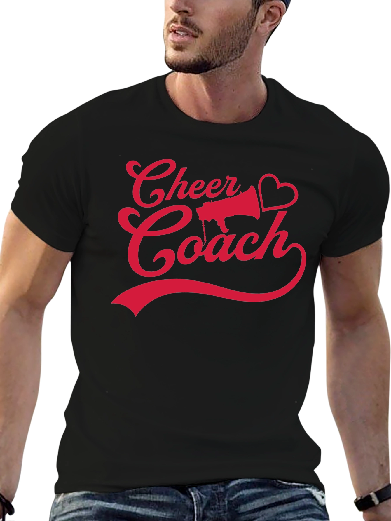 Cheer Coach Graphic T-Shirt