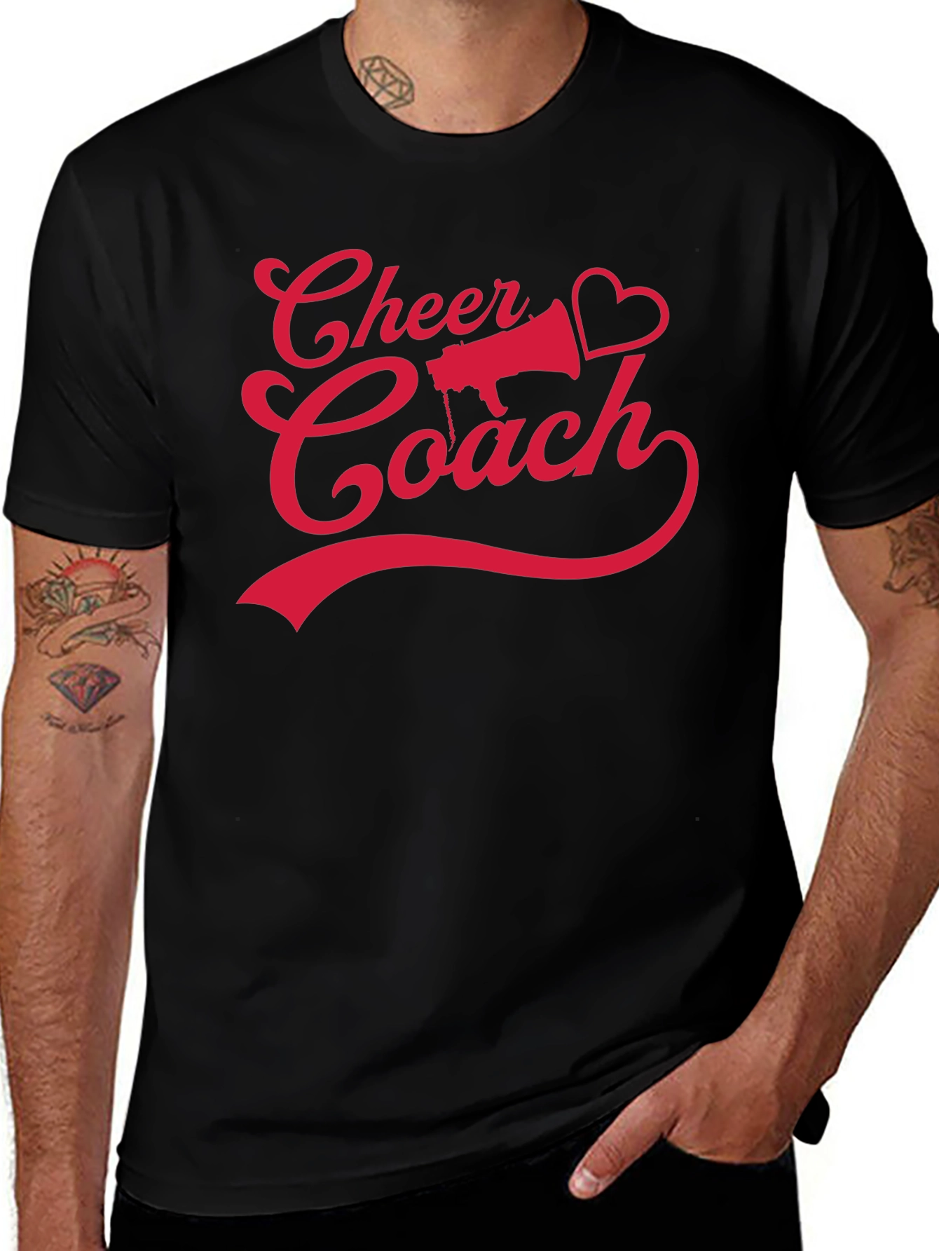 Cheer Coach Graphic T-Shirt