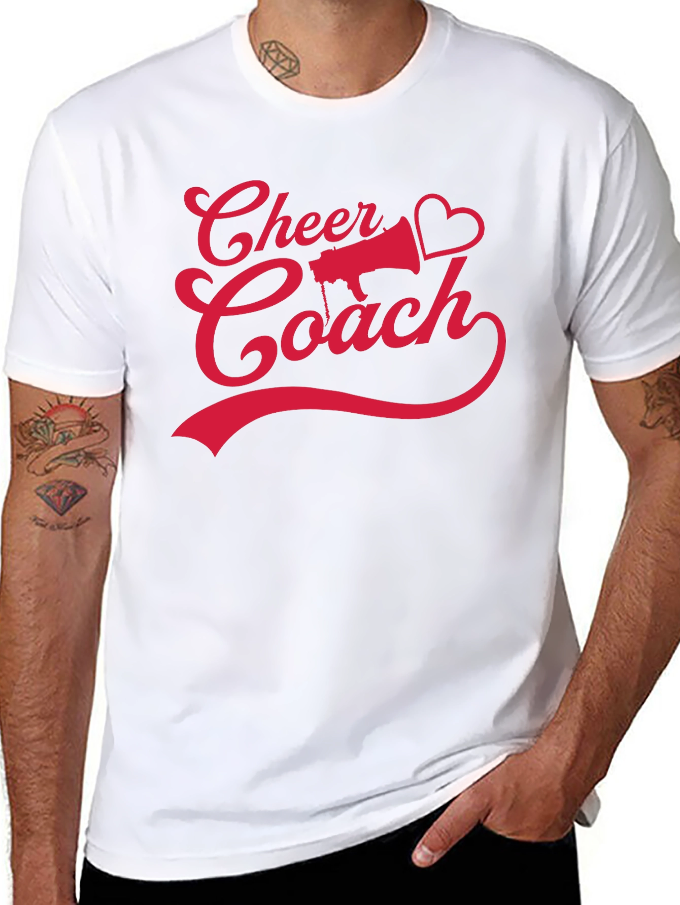 Cheer Coach Graphic T-Shirt