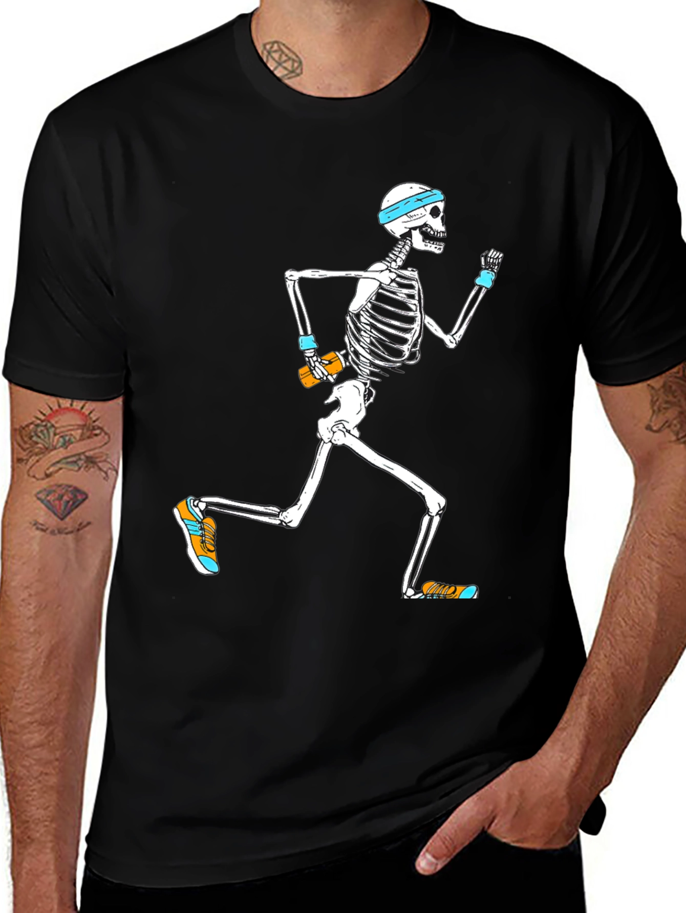 Running Skeleton T-Shirt - Fitness & Fun!