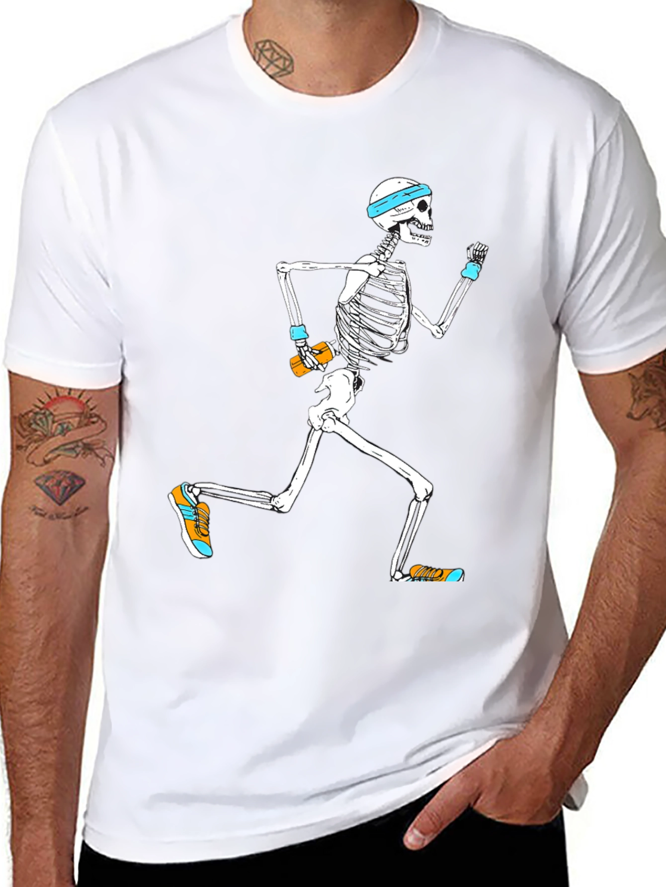 Running Skeleton T-Shirt - Fitness & Fun!
