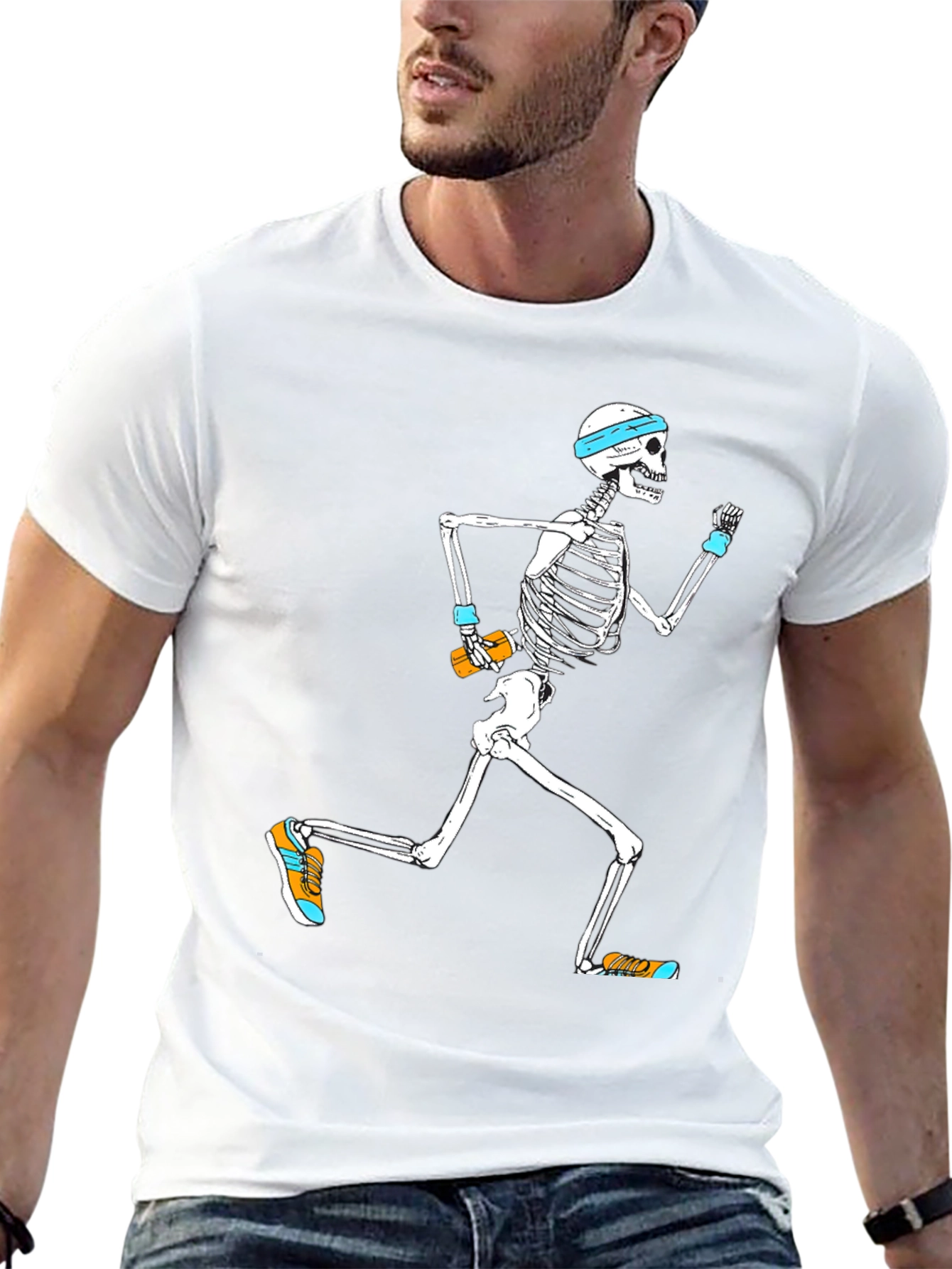 Running Skeleton T-Shirt - Fitness & Fun!