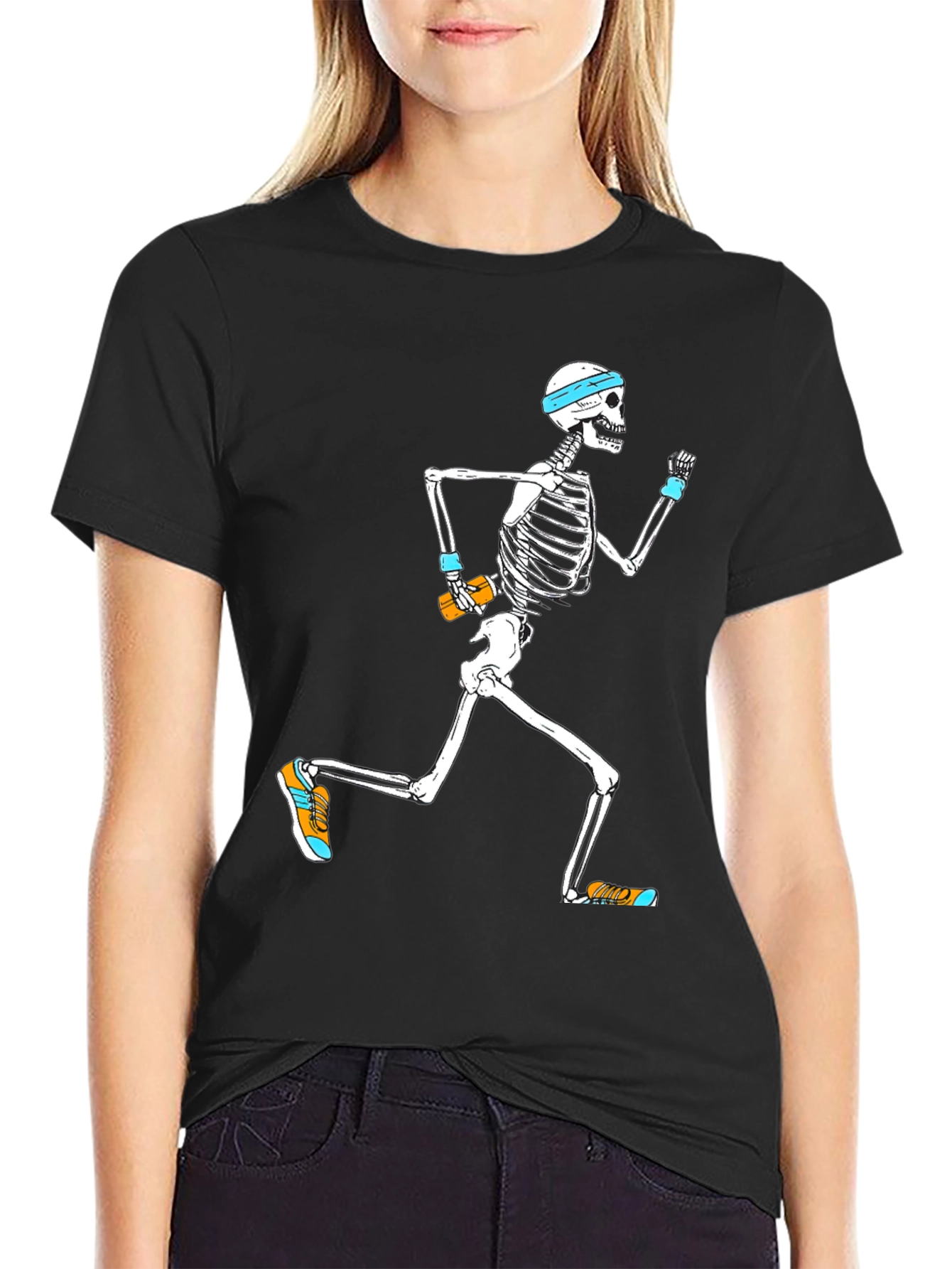 Running Skeleton T-Shirt - Fitness & Fun!