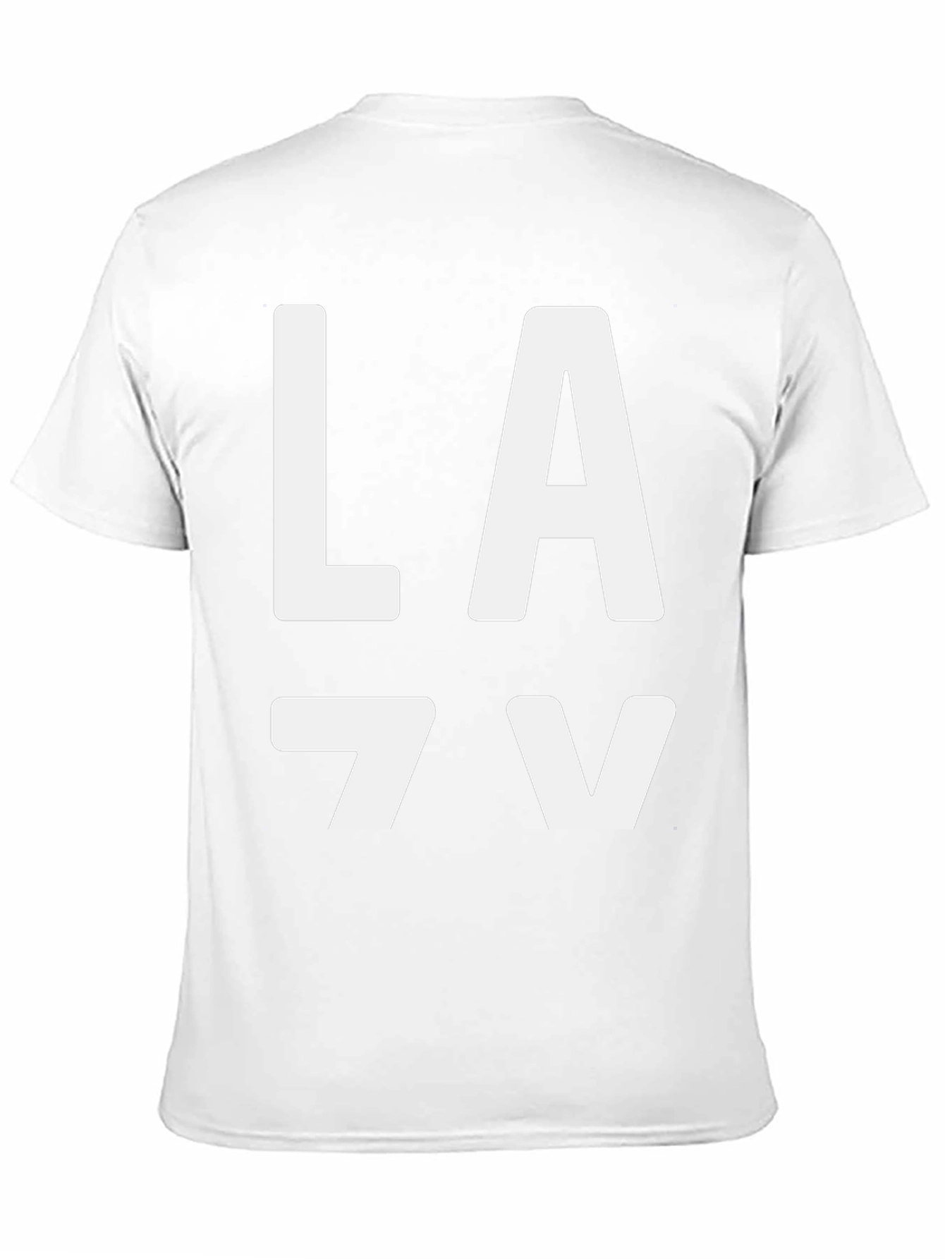 LA T-Shirt - Black Cotton Graphic Tee
