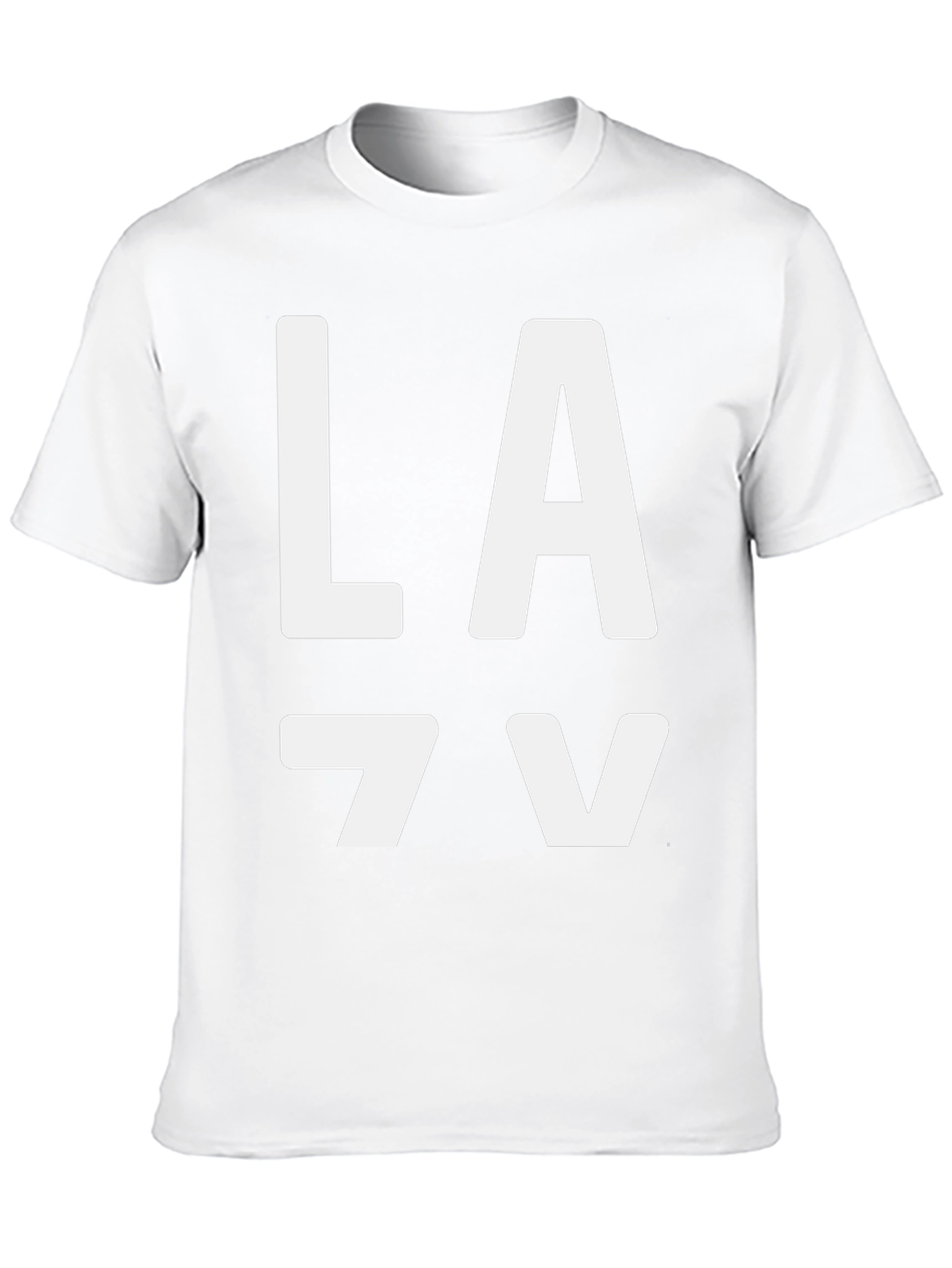 LA T-Shirt - Black Cotton Graphic Tee