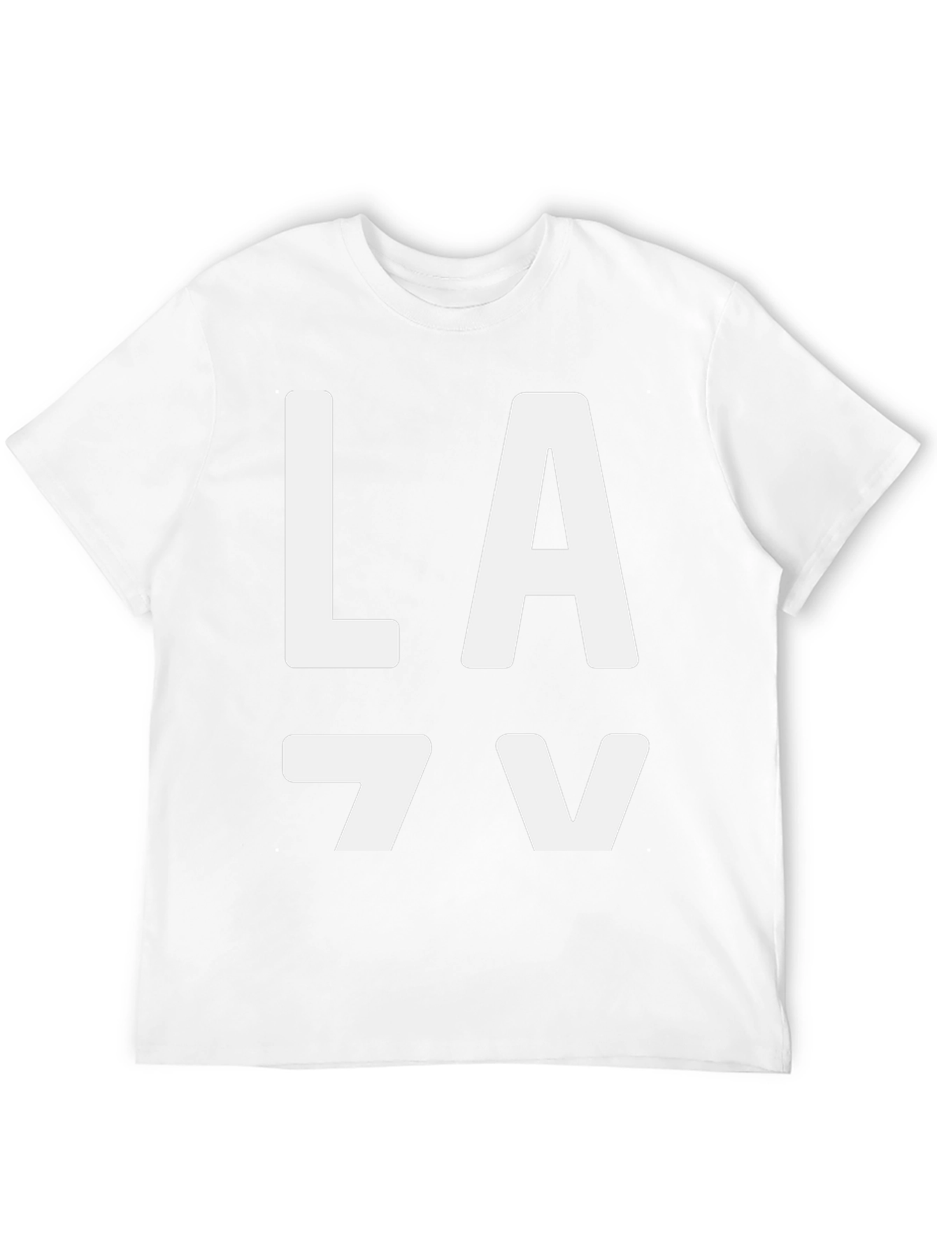 LA T-Shirt - Black Cotton Graphic Tee