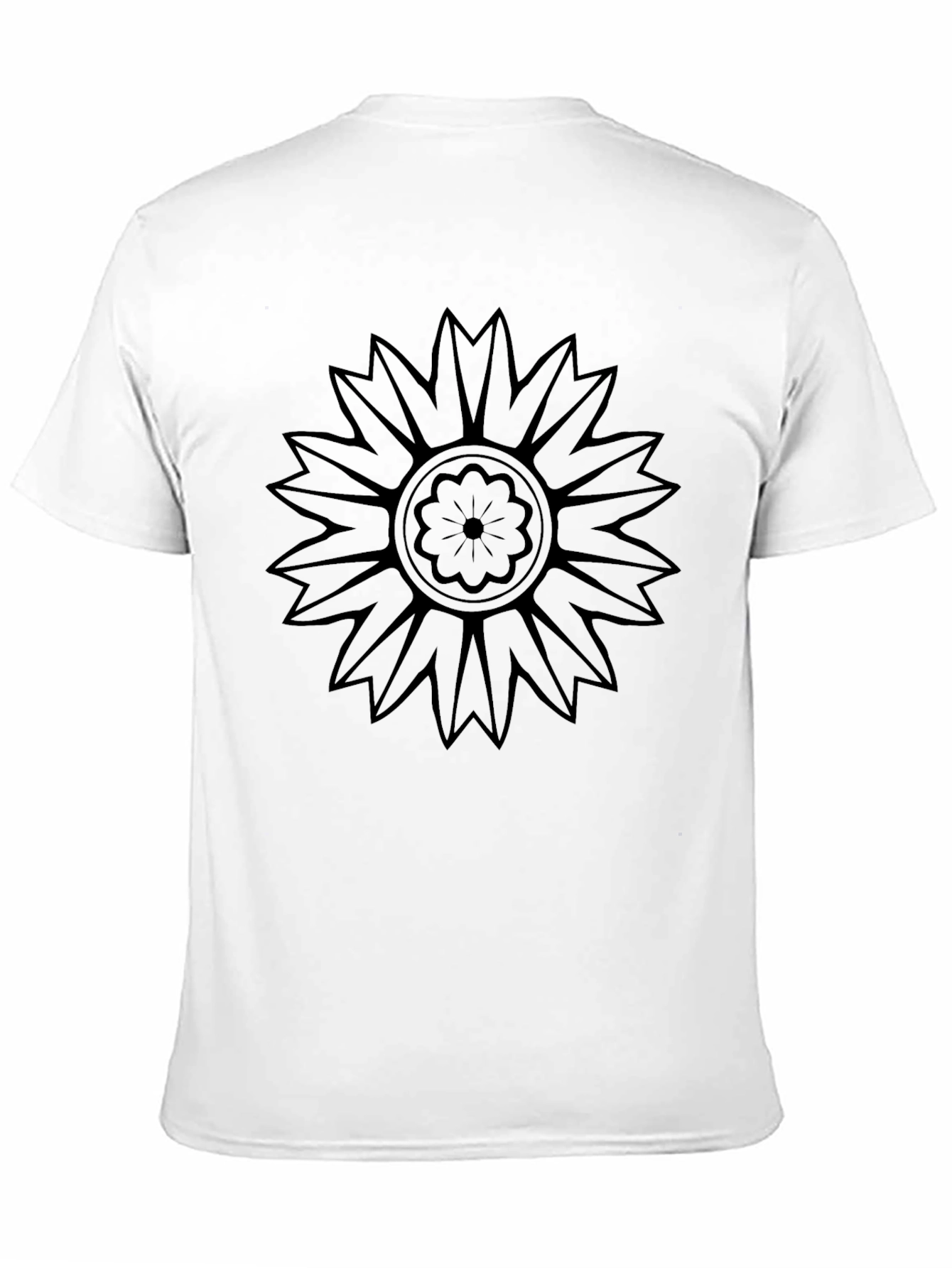 Black Floral Graphic Print T-Shirt