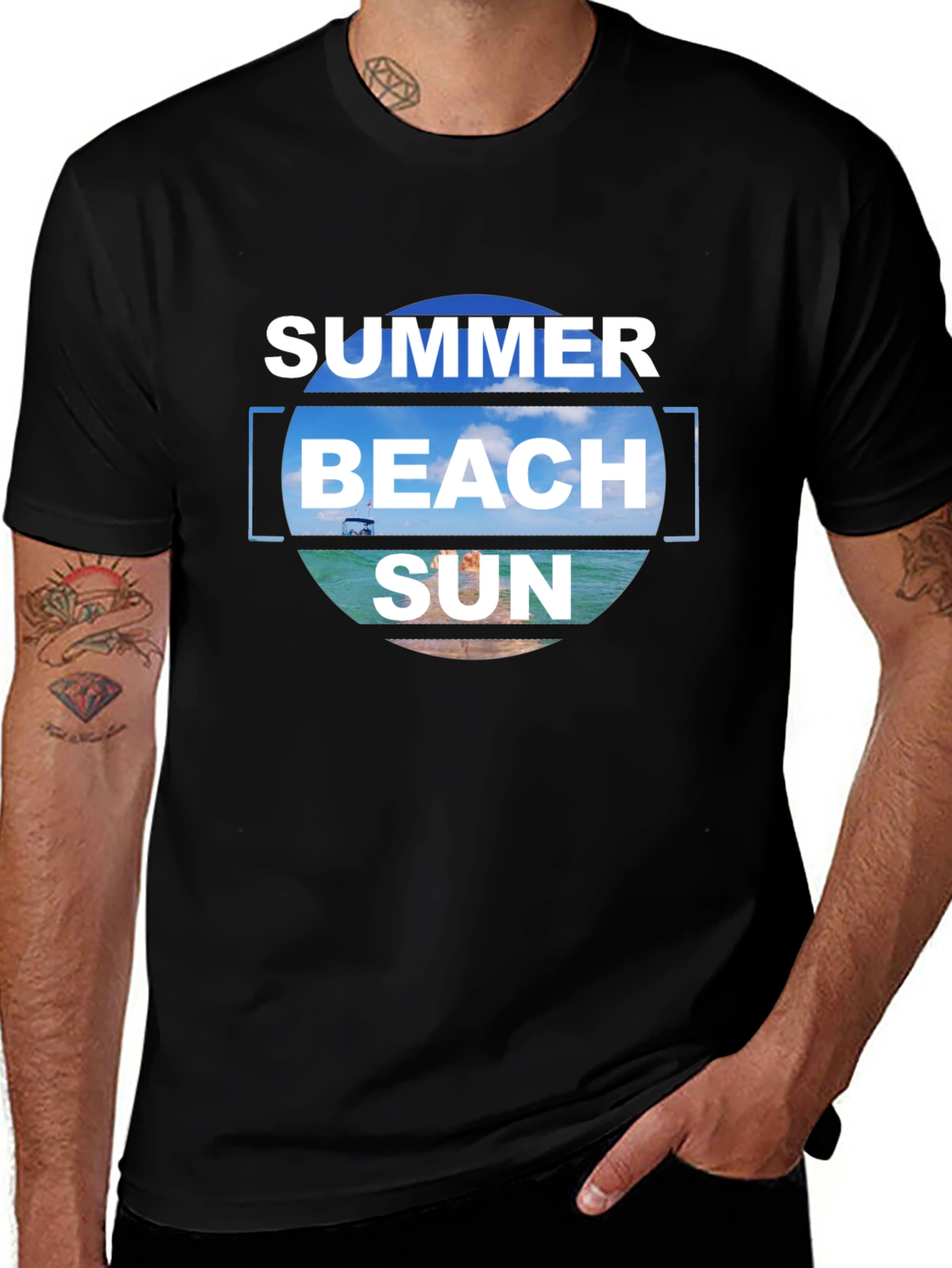 Summer Beach Sun Graphic T-Shirt
