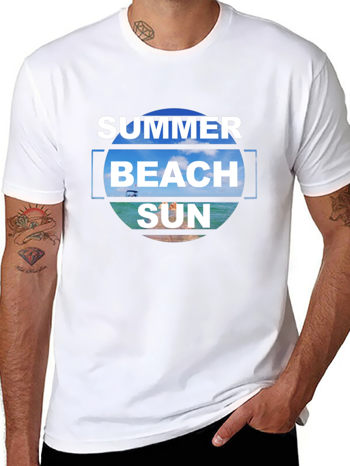 Summer Beach Sun Graphic T-Shirt