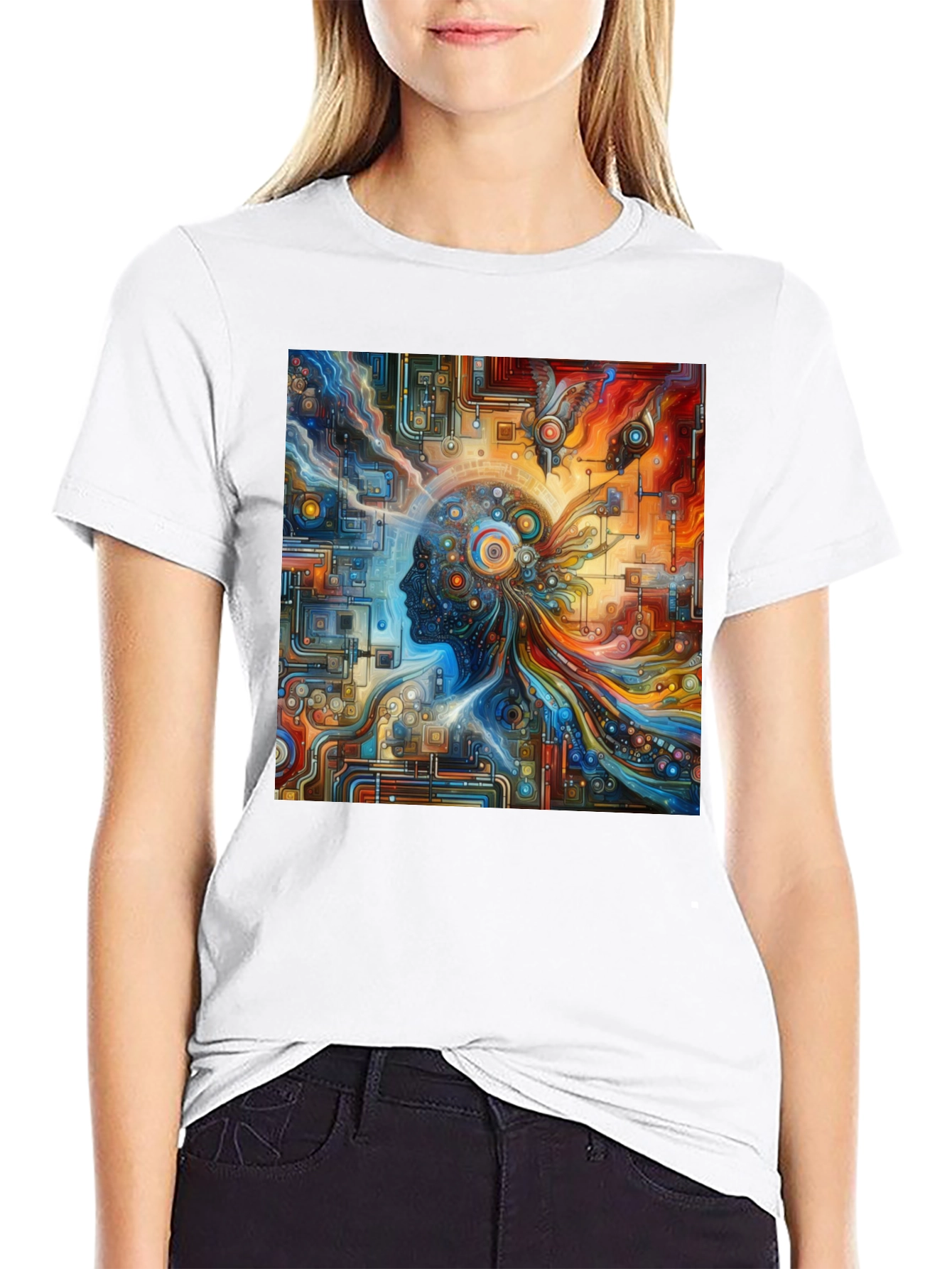 Abstract Mind T-Shirt - Artistic Graphic Tee