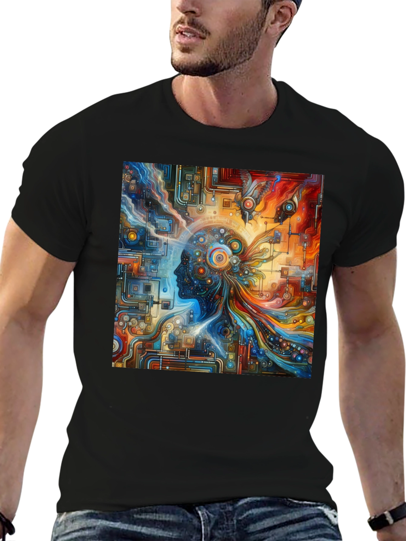 Abstract Mind T-Shirt - Artistic Graphic Tee