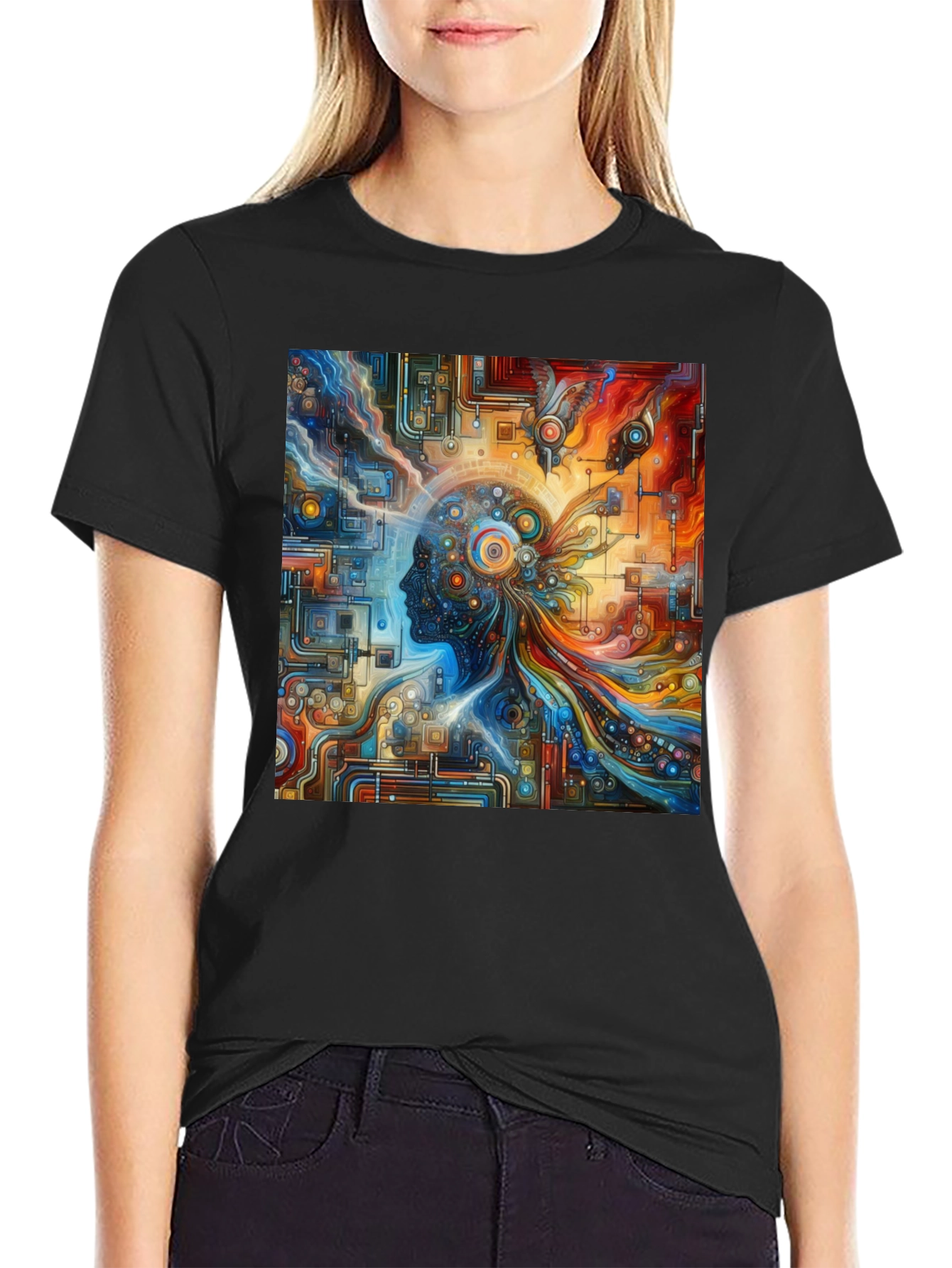 Abstract Mind T-Shirt - Artistic Graphic Tee