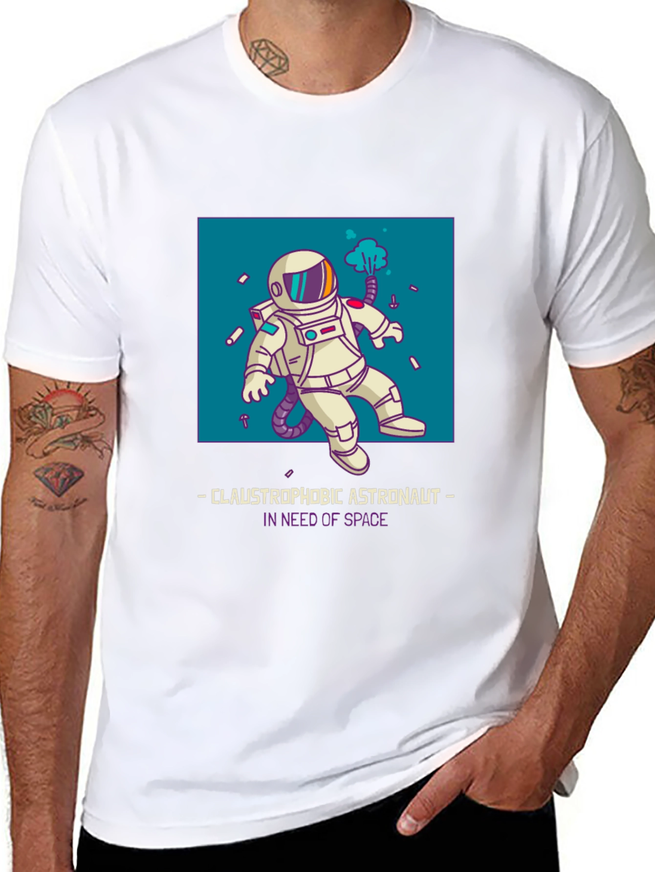 Claustrophobic Astronaut Graphic T-Shirt