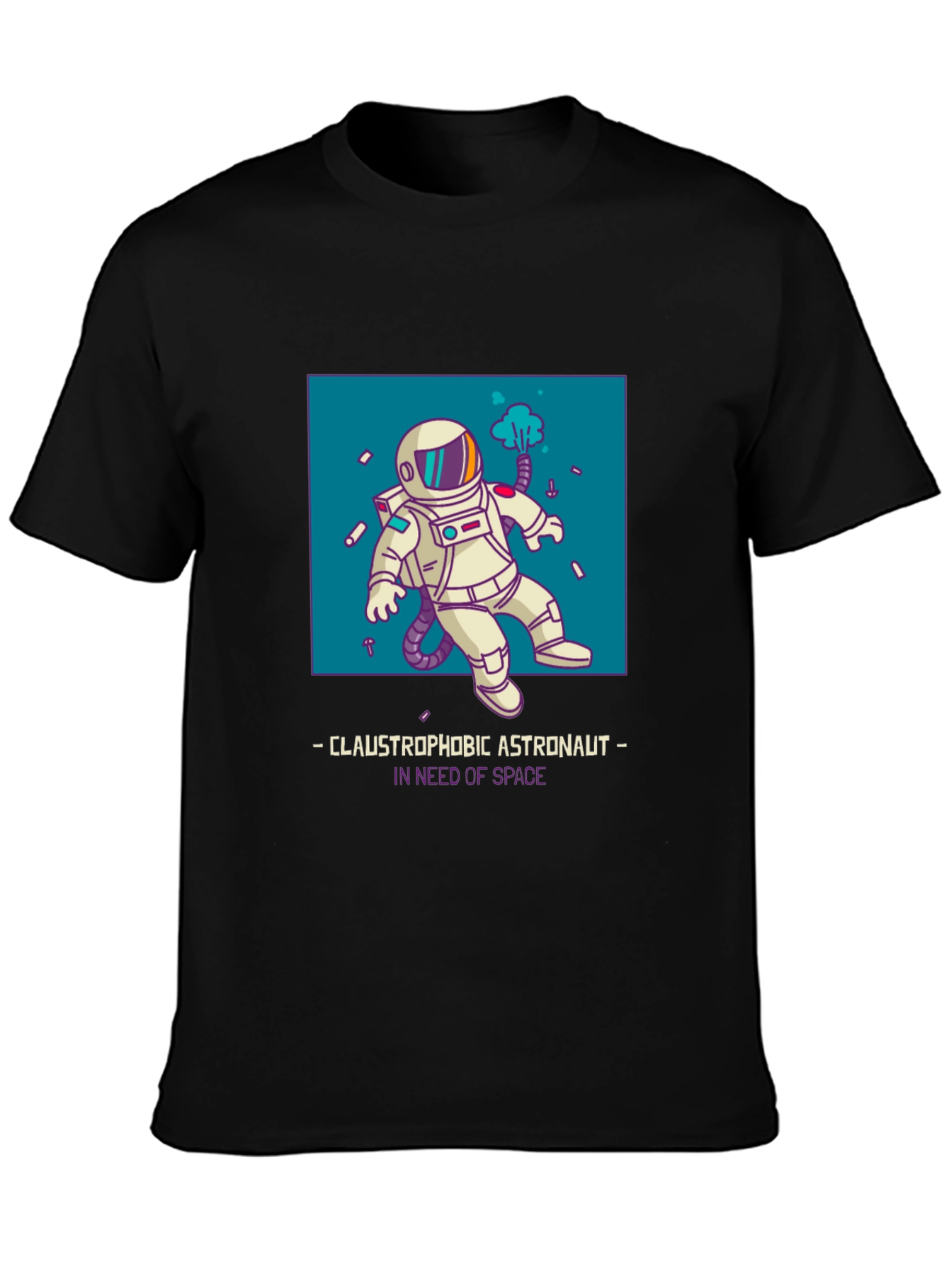 Claustrophobic Astronaut Graphic T-Shirt