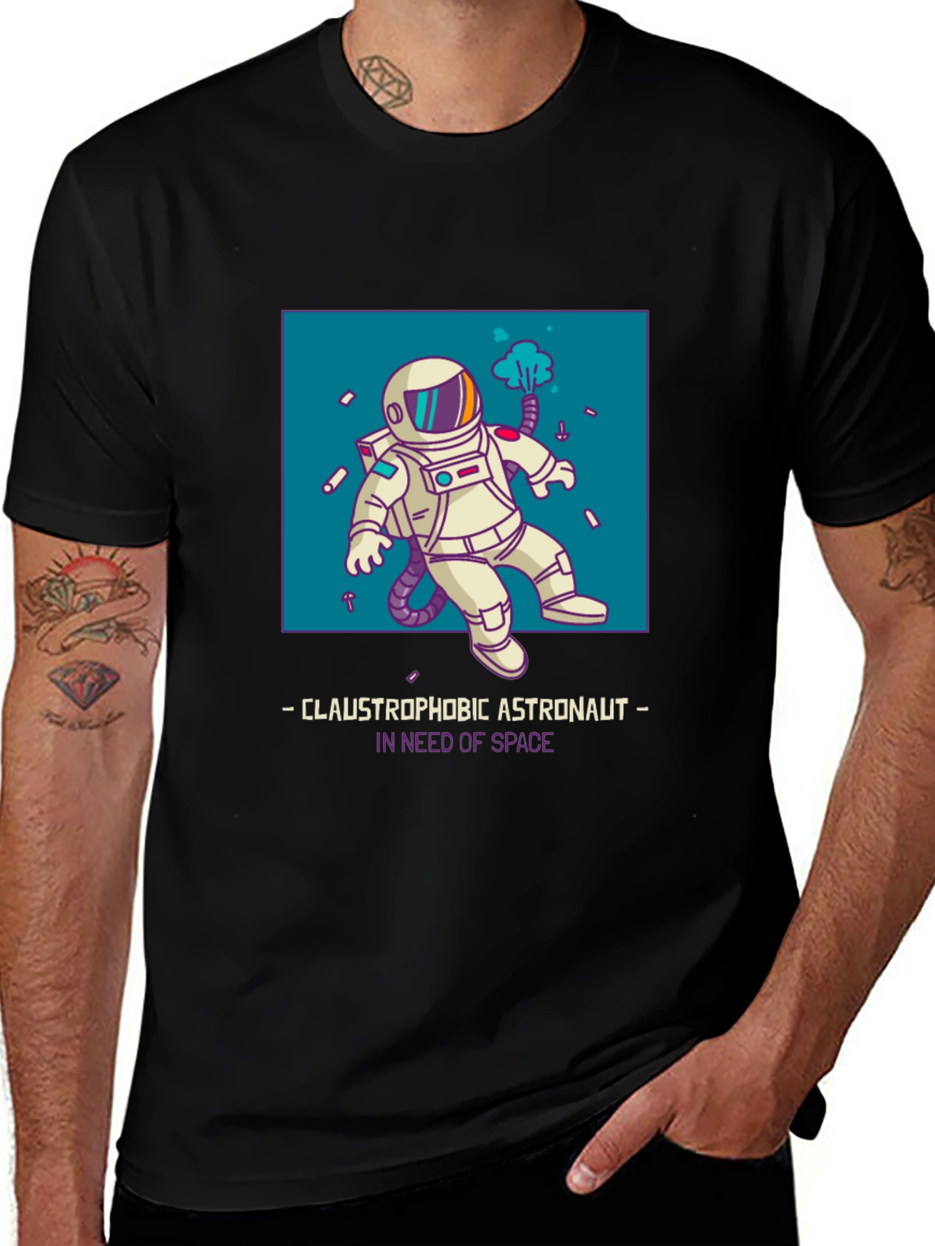 Claustrophobic Astronaut Graphic T-Shirt