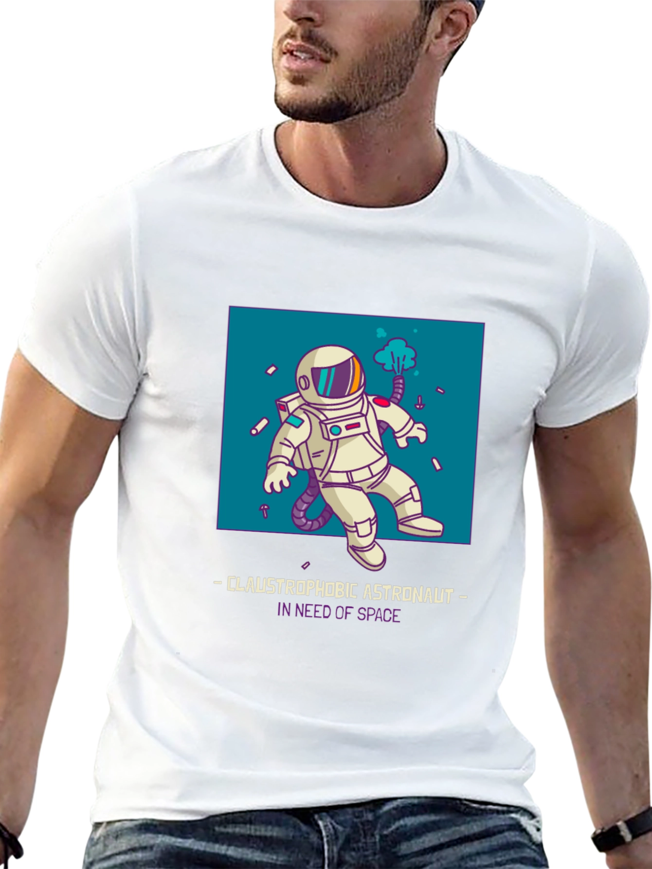 Claustrophobic Astronaut Graphic T-Shirt