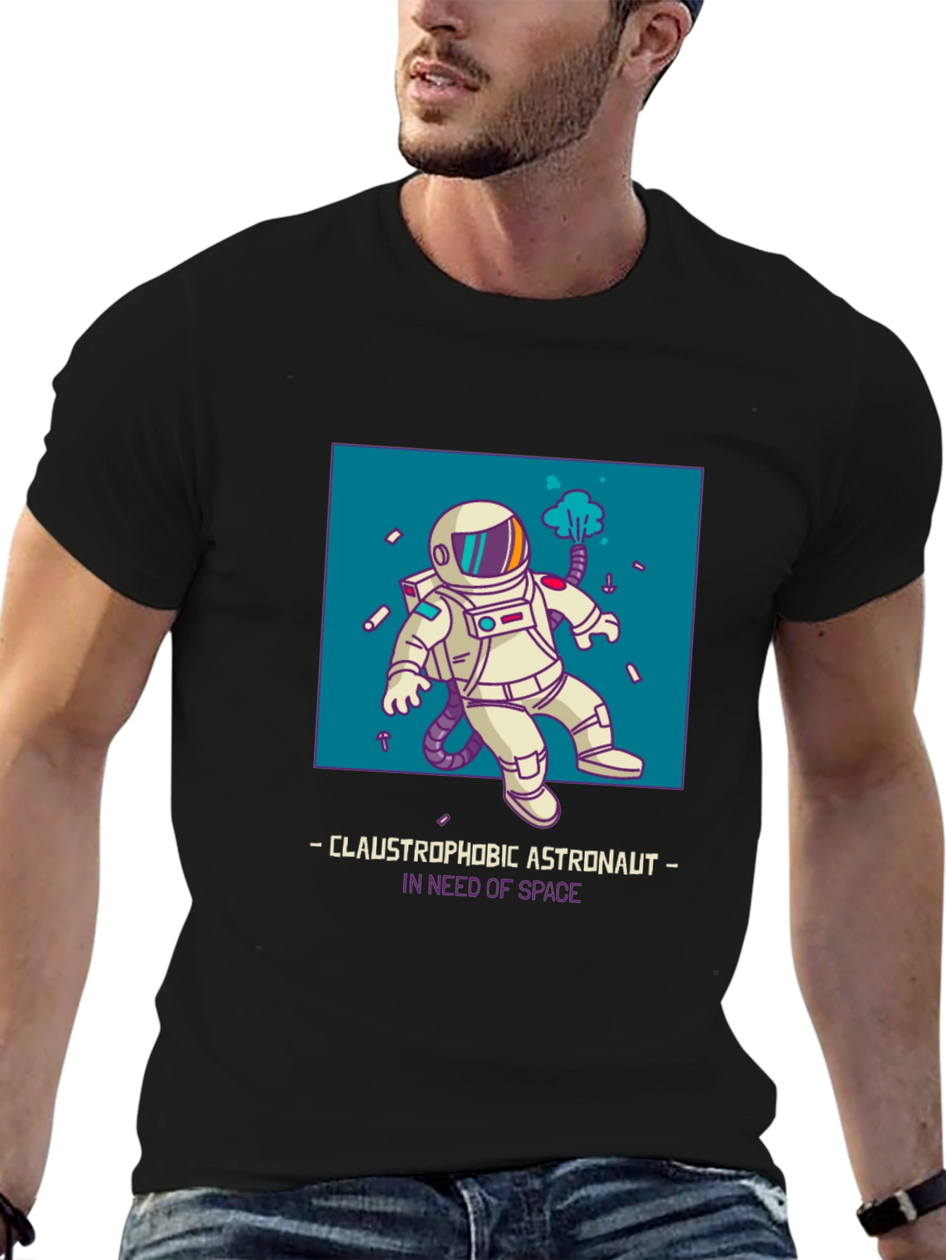 Claustrophobic Astronaut Graphic T-Shirt